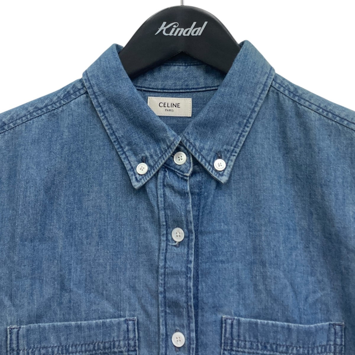 CELINE(セリーヌ) エンブロイダリーデニムシャツ 20FA4362M