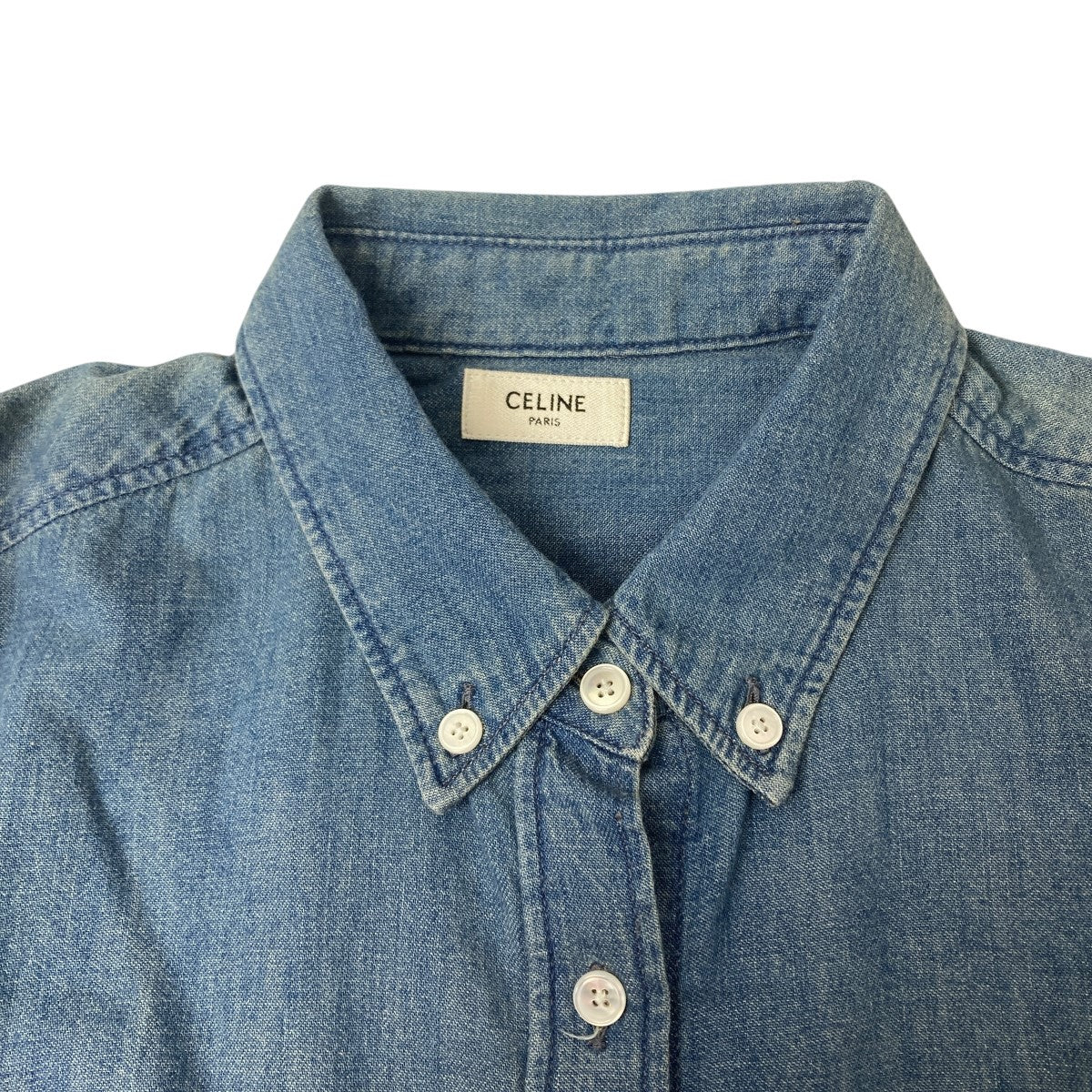 CELINE(セリーヌ) エンブロイダリーデニムシャツ 20FA4362M