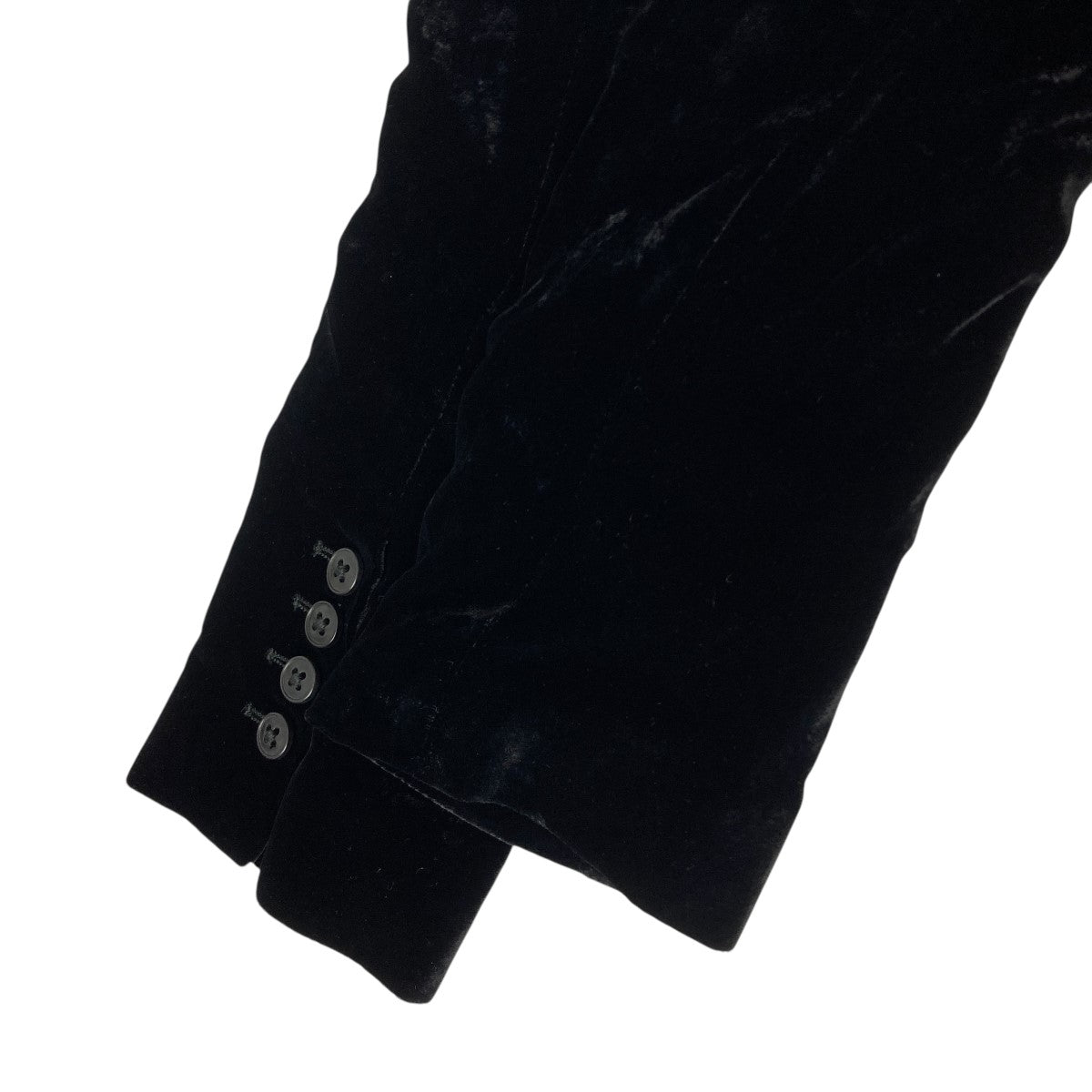 ANN DEMEULEMEESTER ベロアジップアップジャケット 38 ANN DEMEULEMEESTER(アンドゥムルメステール) ベロアジャケット