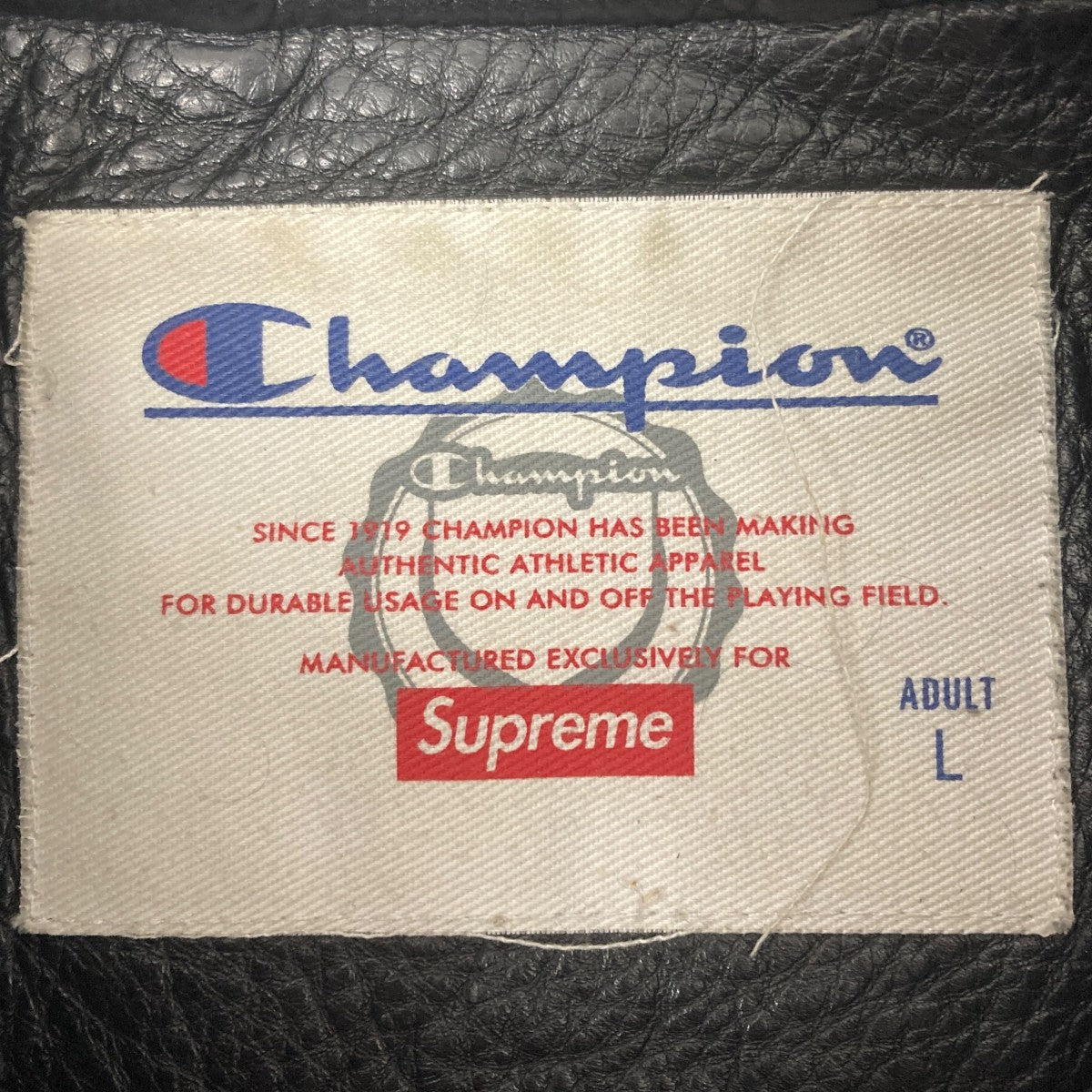 Supreme×Champion 15AWLeather Coaches Jacketレザーコーチジャケット