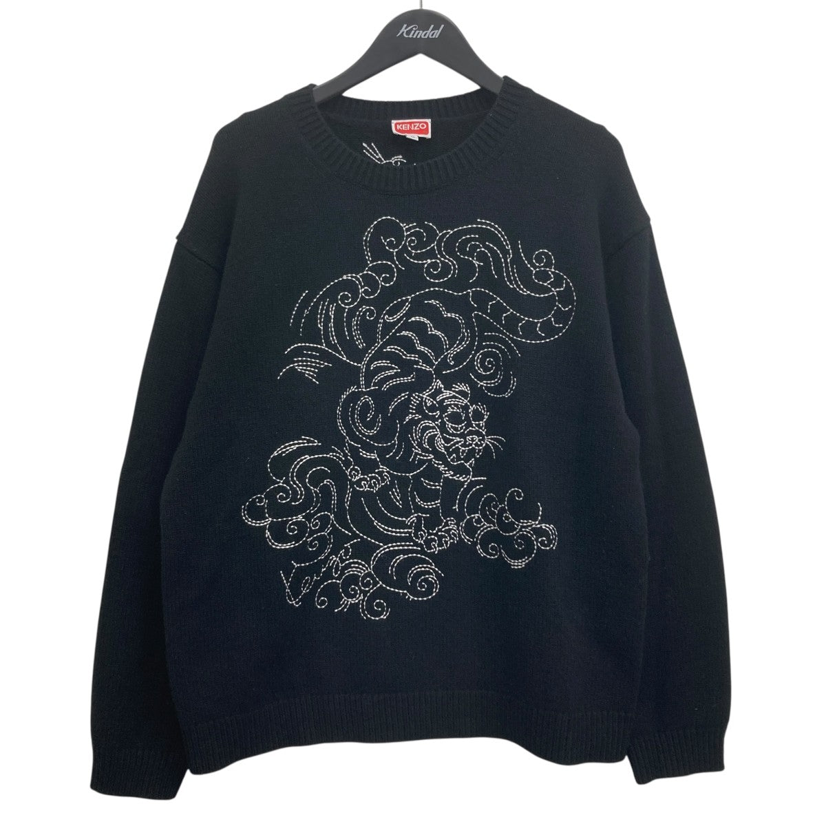 超希少✨　KENZO ケンゾー ファーコート ファーカルガンプレート ブラック 2104101868526-1.jpg