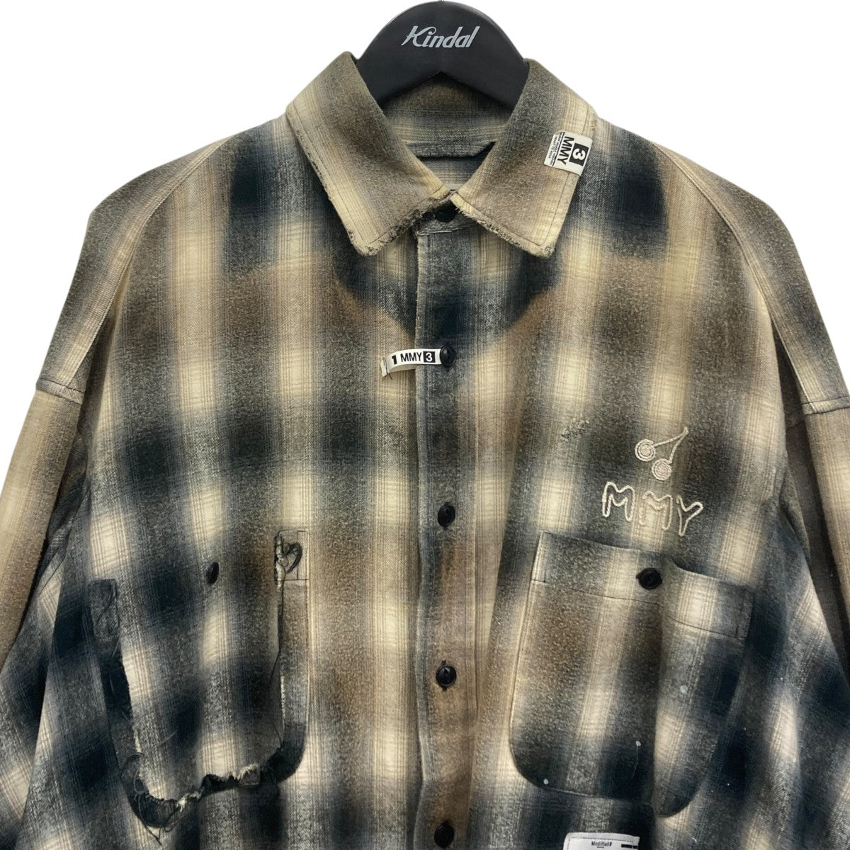 トップス Rare MIHARA YASUHIRO check shirts Maison MIHARA YASUHIRO ONLINE STORE（メゾンミハラヤスヒロ