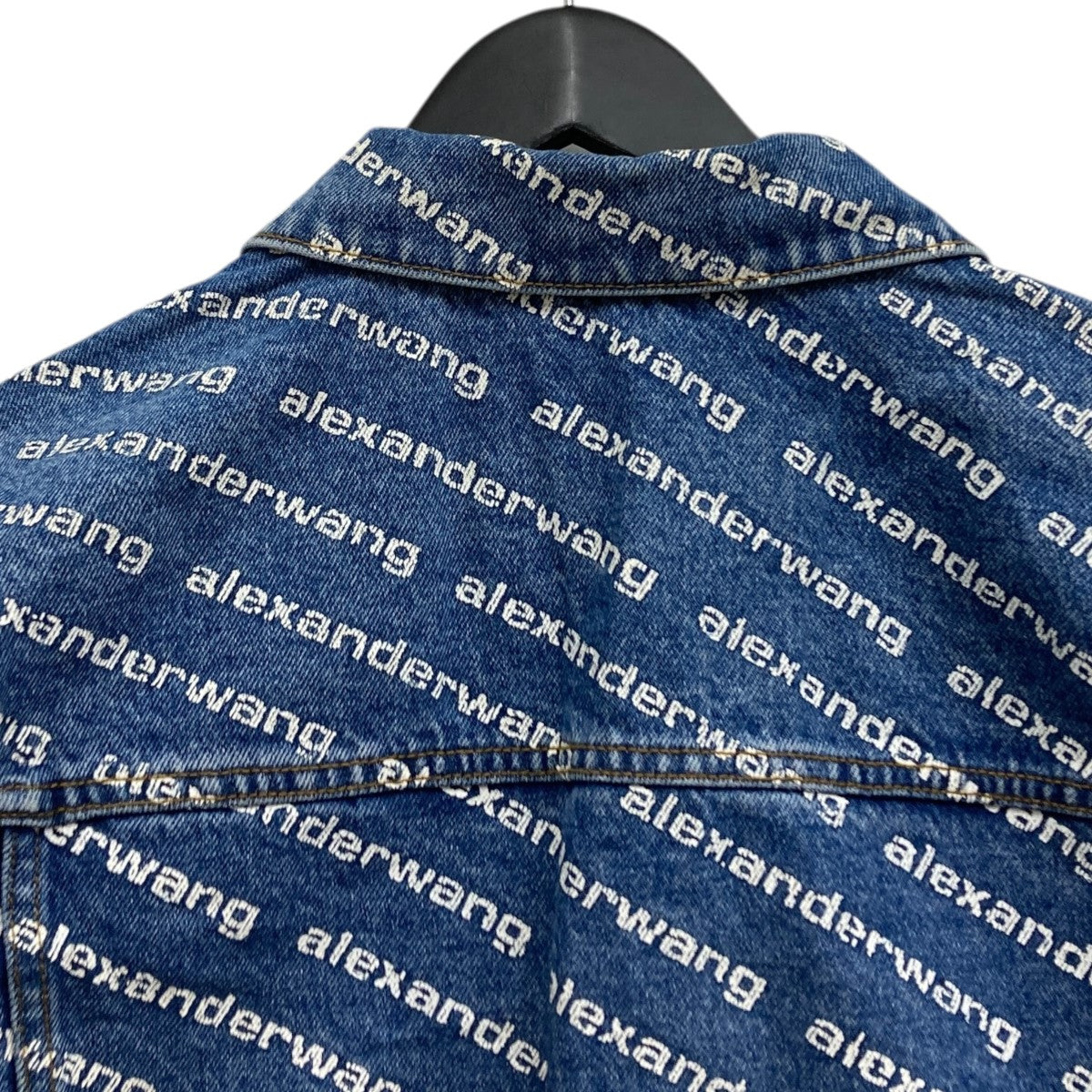ALEXANDER WANG アレキサンダーワン　ロゴ　デニムジャケット Alexander Wang ロゴ デニムジャケット 通販 - FARFETCH