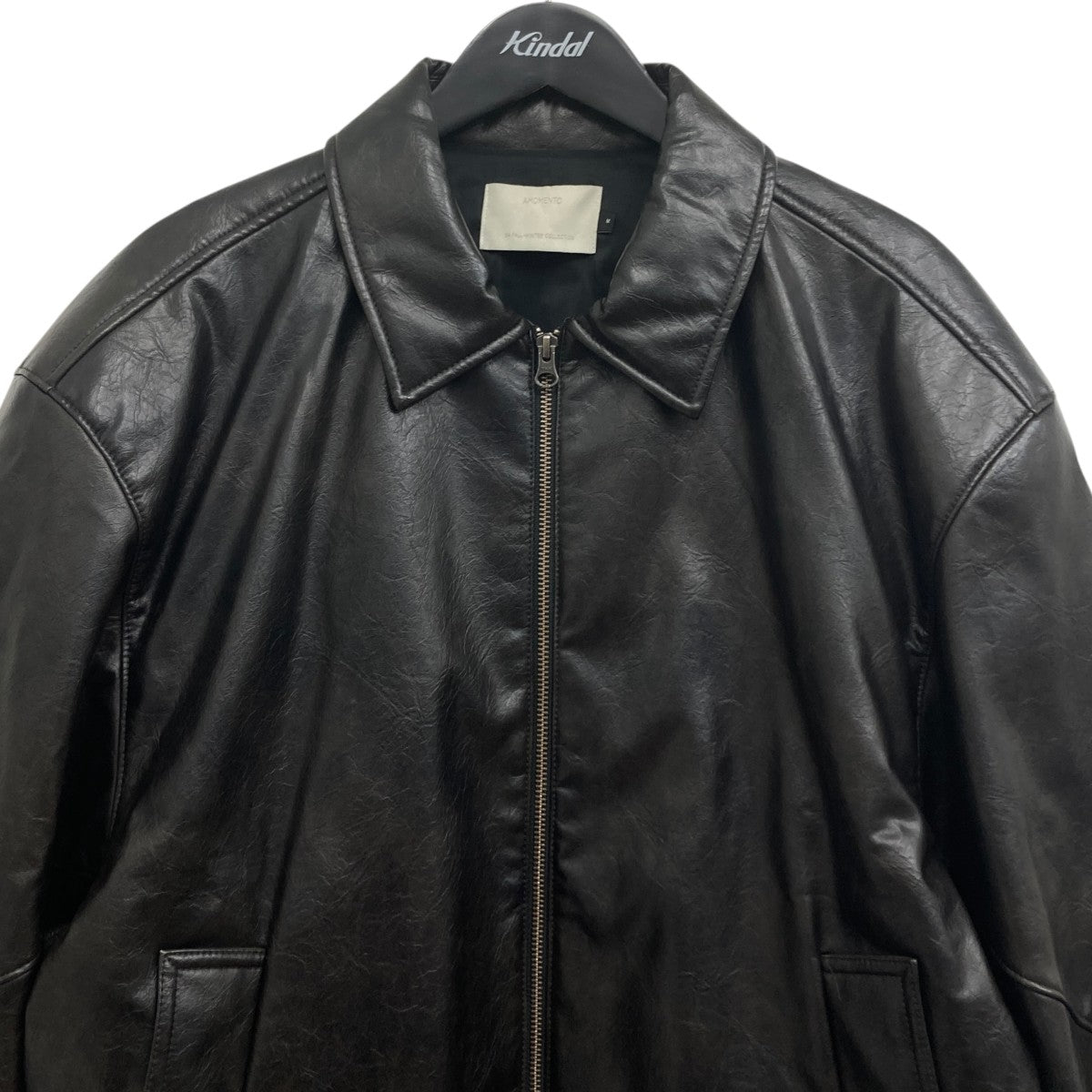 AMOMENTO(アモーメント) 24FW レザータッチブルゾン GKL-64060