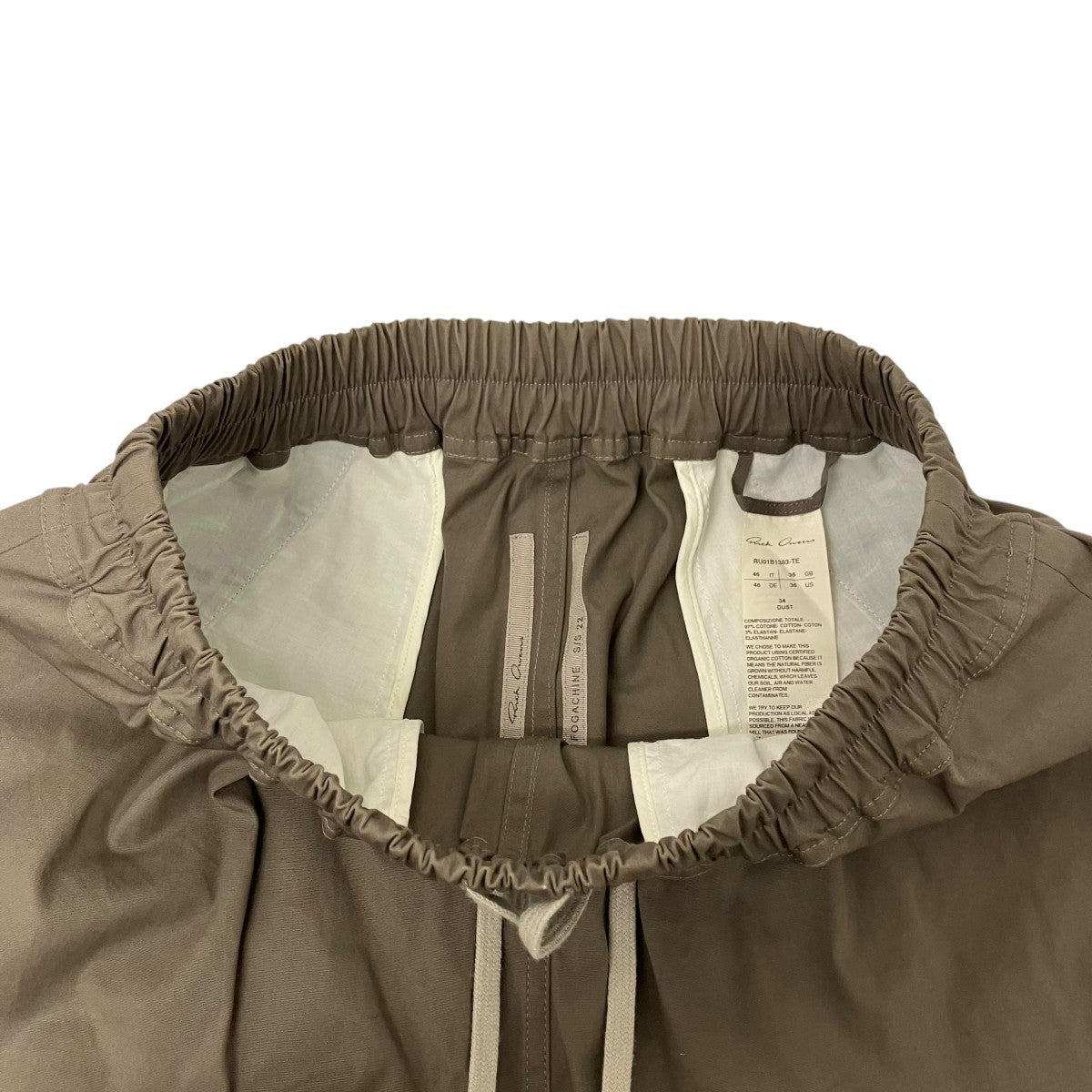 RICK OWENS サルエルハーフパンツ 古着・中古-4枚目のアイテム画像