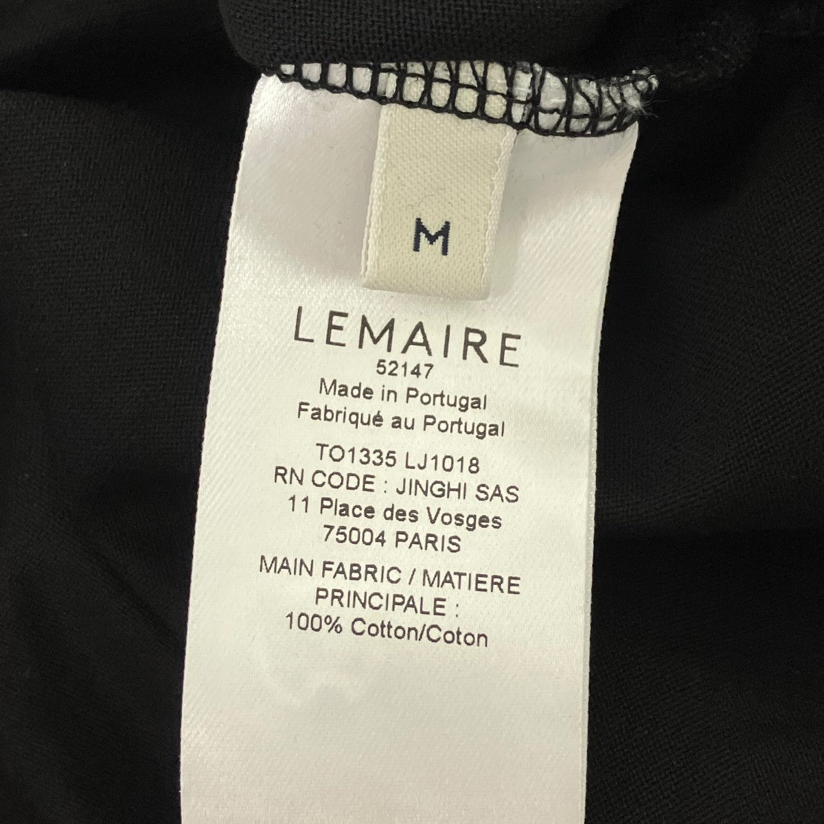LEMAIRE クルーネックTシャツ 古着・中古-5枚目のアイテム画像