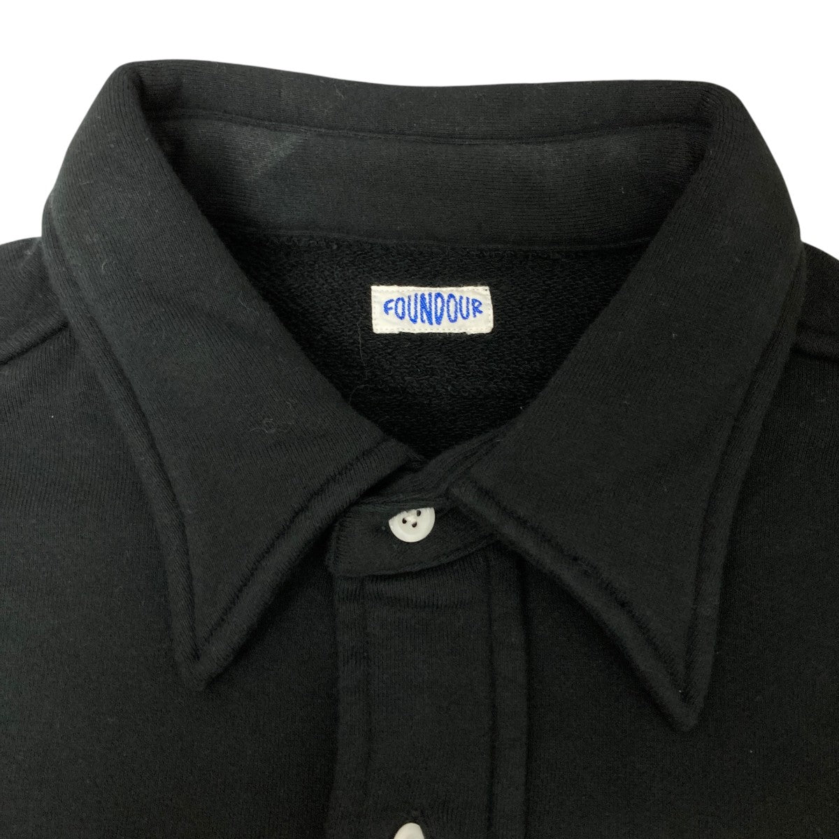 FOUMNDOUR 25AW SWEAT WORK SHIRT ワークシャツ 古着・中古-5枚目のアイテム画像