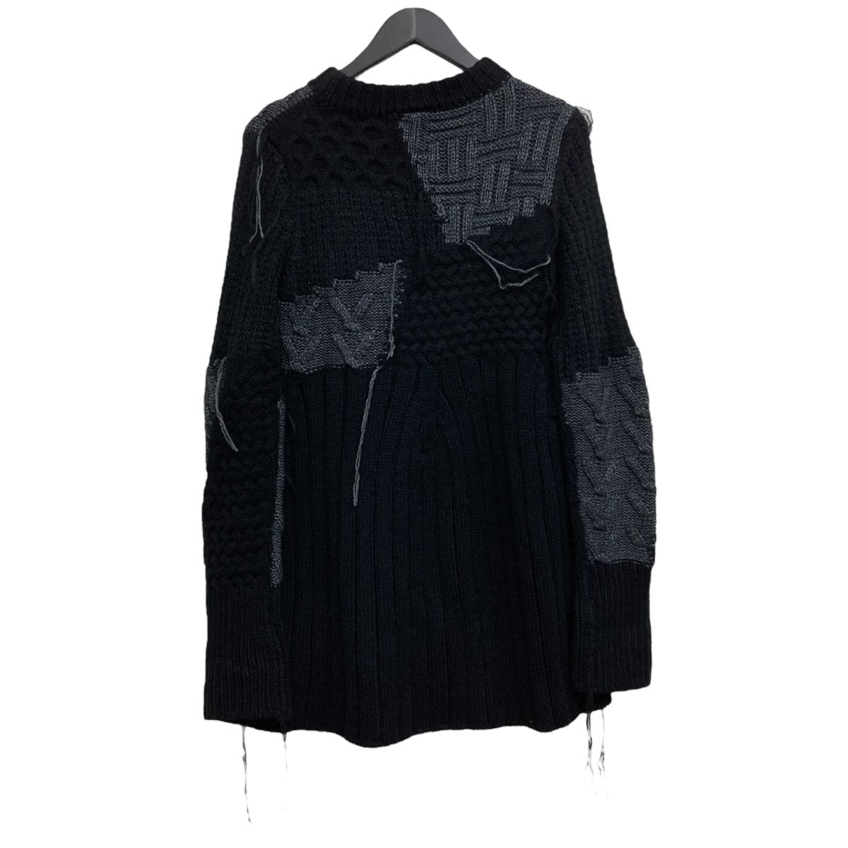 MIHARA YASUHIRO ミハラヤスヒロ ニットカーディガン ブラック MIHARAYASUHIRO カーディガン 「MIHARA YASUHIRO/ミハラヤスヒロ