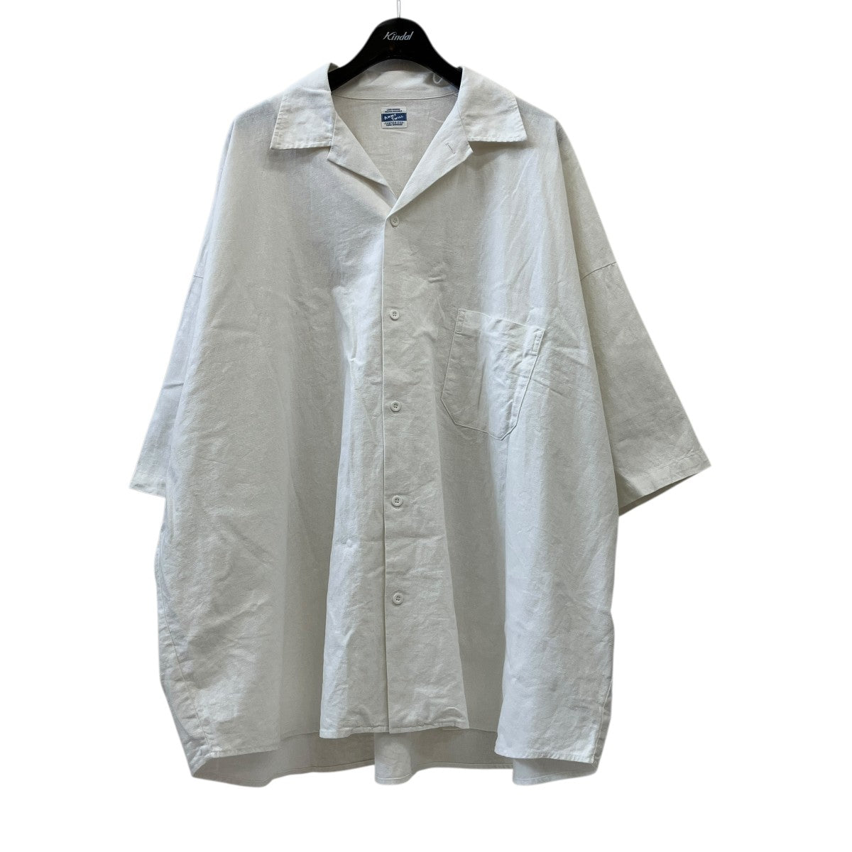ARMY TWILL ARMY TWILL COTTON LINEN SLAB H S BIG SHIRTオーバーサイズリネンシャツAM-2417006 古着・中古-1枚目のアイテム画像