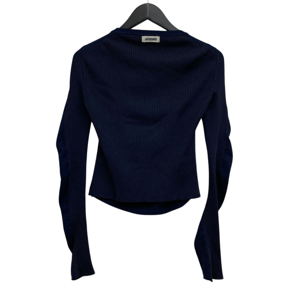 ジャックムス　クロップドカーディガン　34 JACQUEMUS(ジャックムス) クロップドカーディガン グレー サイズ