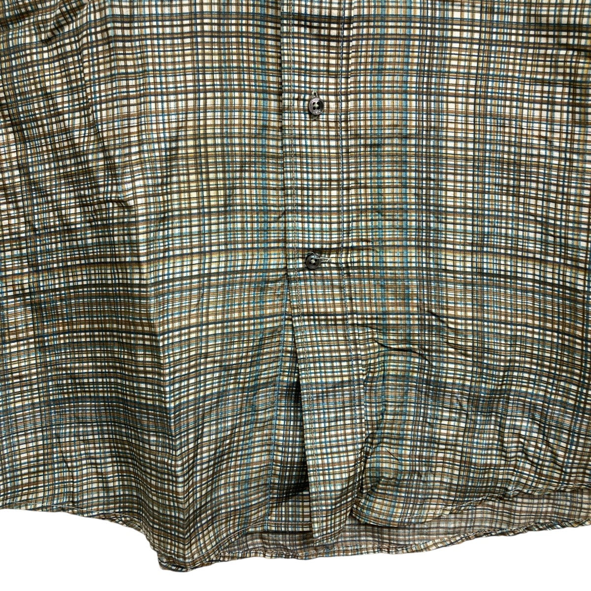 Maison Margiela チェックシャツ 古着・中古-5枚目のアイテム画像