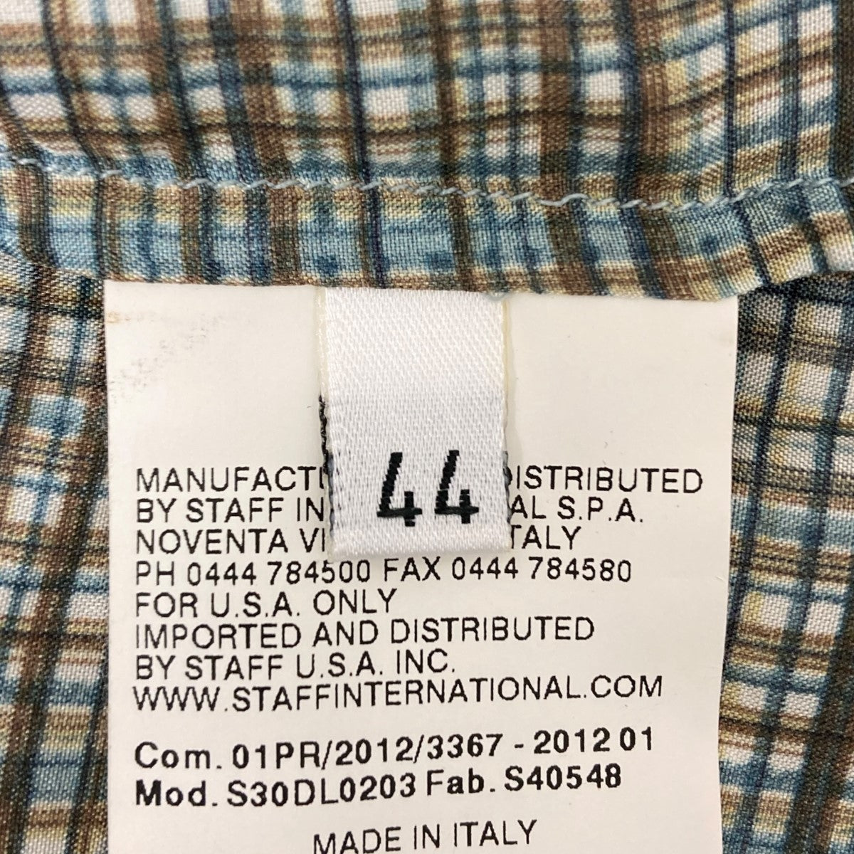 Maison Margiela チェックシャツ 古着・中古-8枚目のアイテム画像