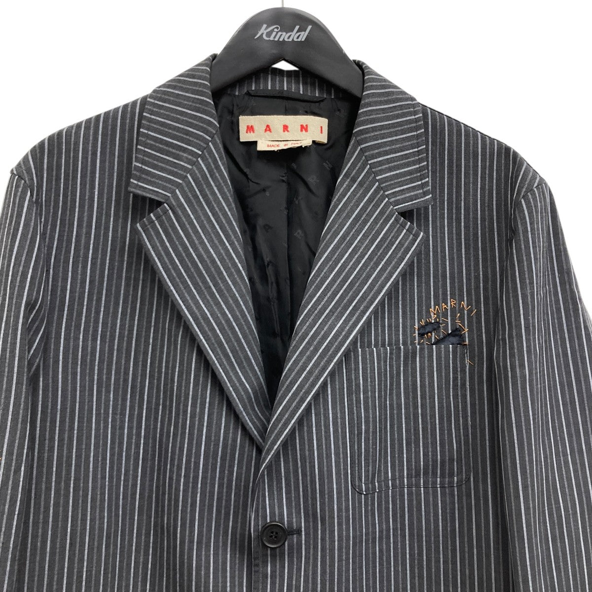 希少 MARNI マルニ 上質 3Bテーラードジャケット 40 MARNI(マルニ) テーラードジャケット GUMU0121SU グレー サイズ