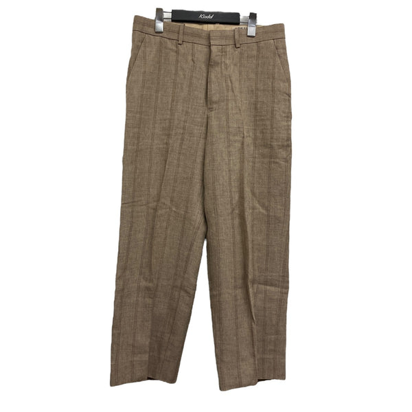 パンツ AURALEE WOOL SILK SHARK SKIN SLACKS AURALEE(オーラリー) LINEN WOOL SILK SHARK SKIN SLACKS スラックス