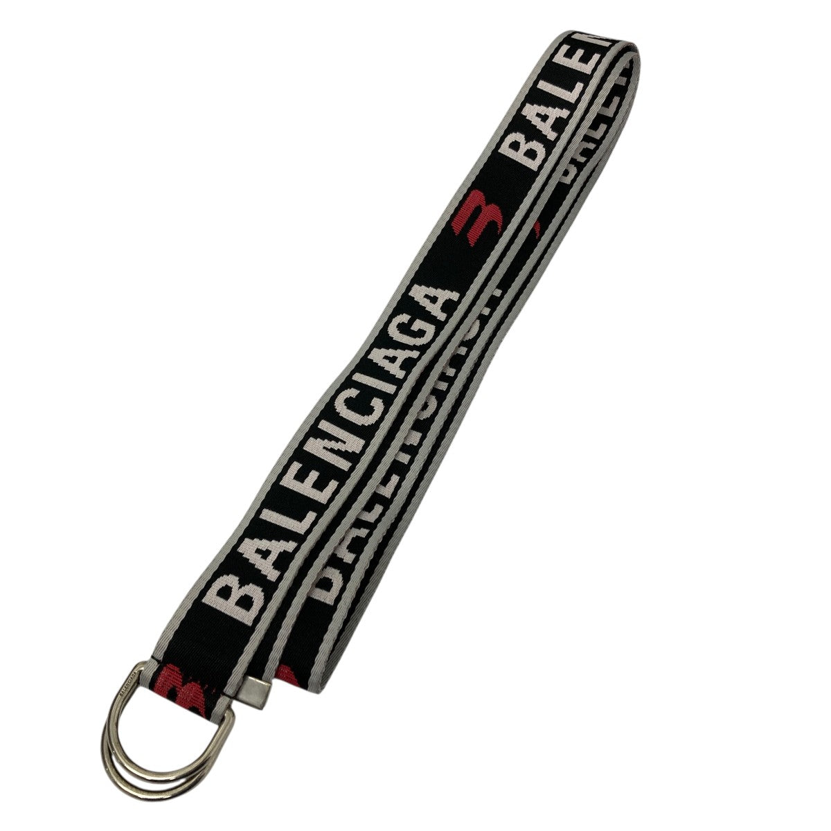 BALENCIAGA(バレンシアガ) BBロゴメタルレザーベルト 756664 ブラック