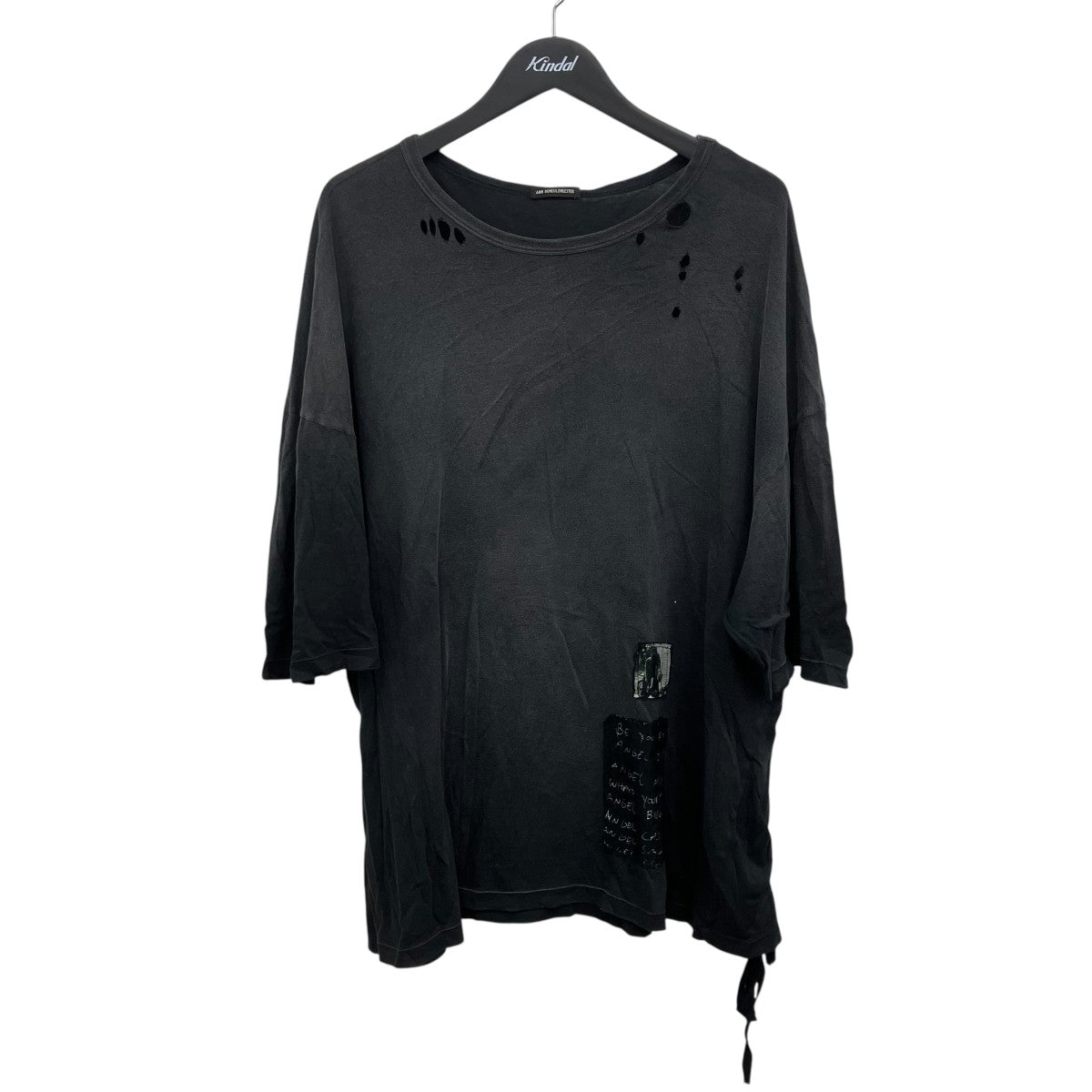 ANN DEMEULEMEESTER ダメージ加工Tシャツ 古着・中古-1枚目のアイテム画像