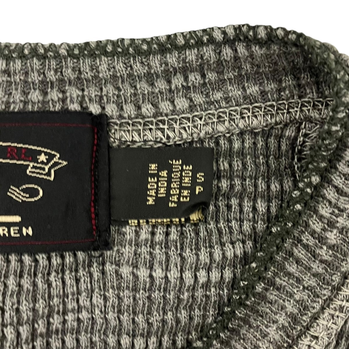 RRL ヘンリーネック サーマル Tシャツ 古着・中古-6枚目のアイテム画像