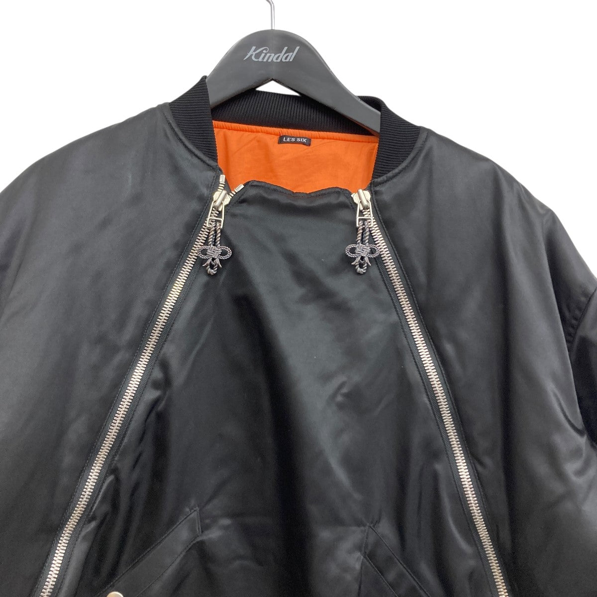 LES SIX MA-1ジャケット LES SIX(レシス) ダブルジップアップMA-1ジャケット treize-5-DZM