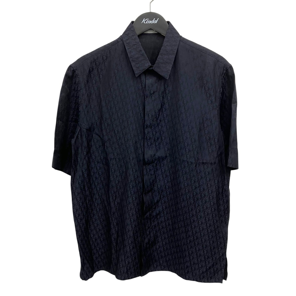 DIOR シルク混オブリーク柄半袖シャツ 古着・中古-1枚目のアイテム画像