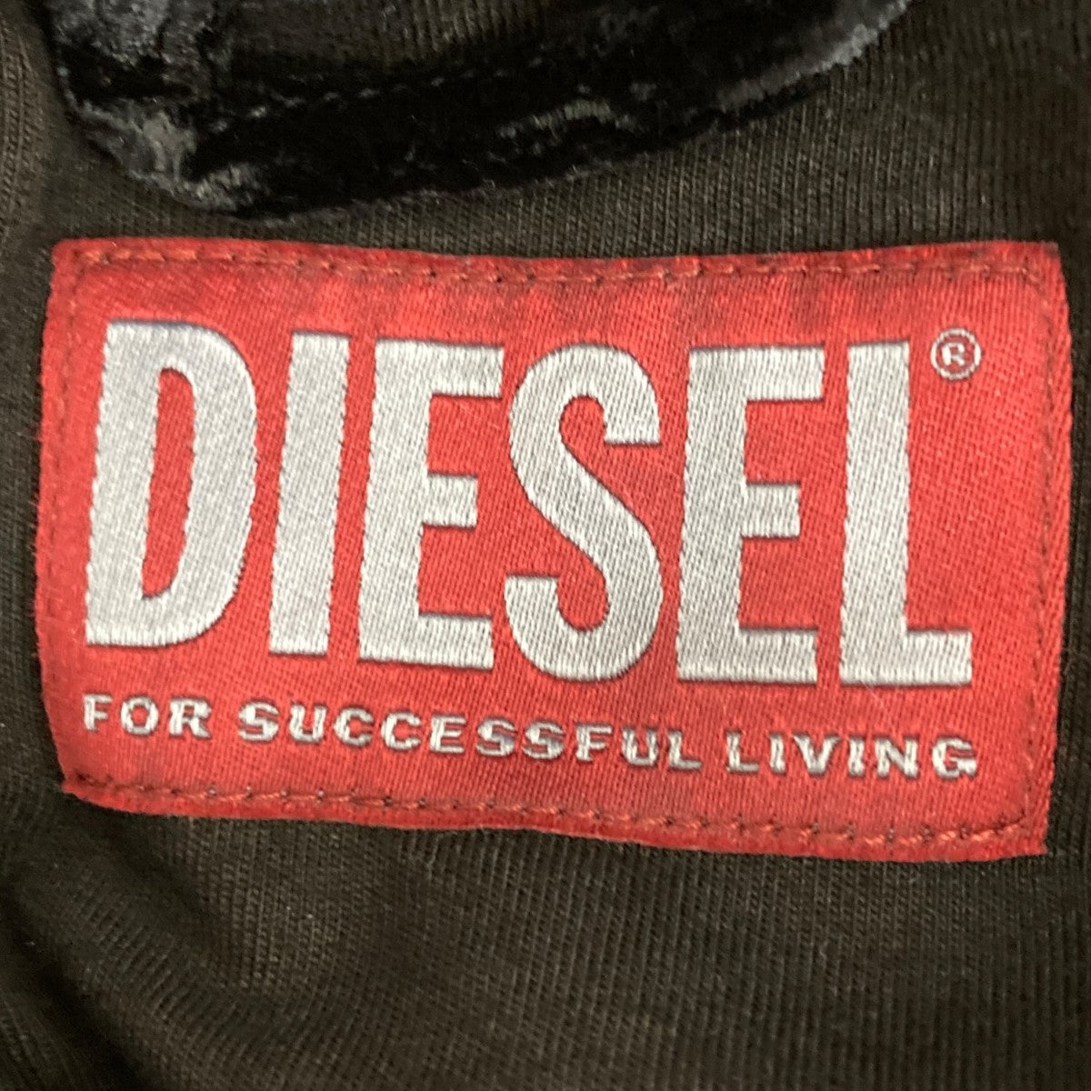 DIESEL(ディーゼル) ベロアジャケット A14117 ブラック サイズ 50
