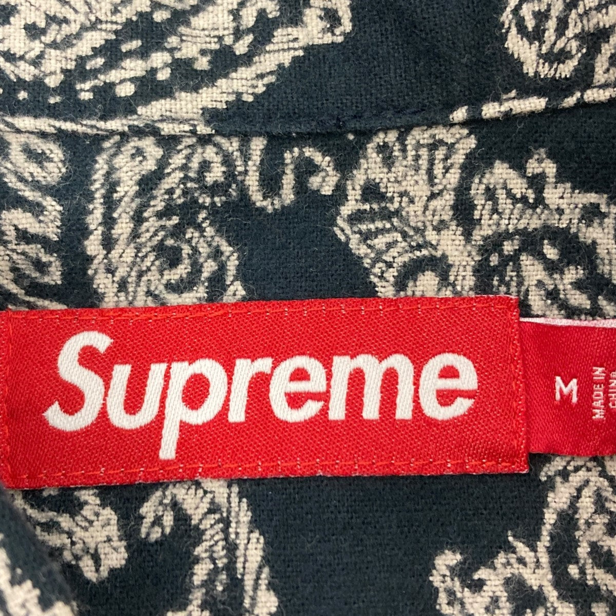 トップス Supreme 24AW Paisley Flannel Shirt Supreme(シュプリーム) Paisley Flannel Shirt総柄シャツ アイボリー