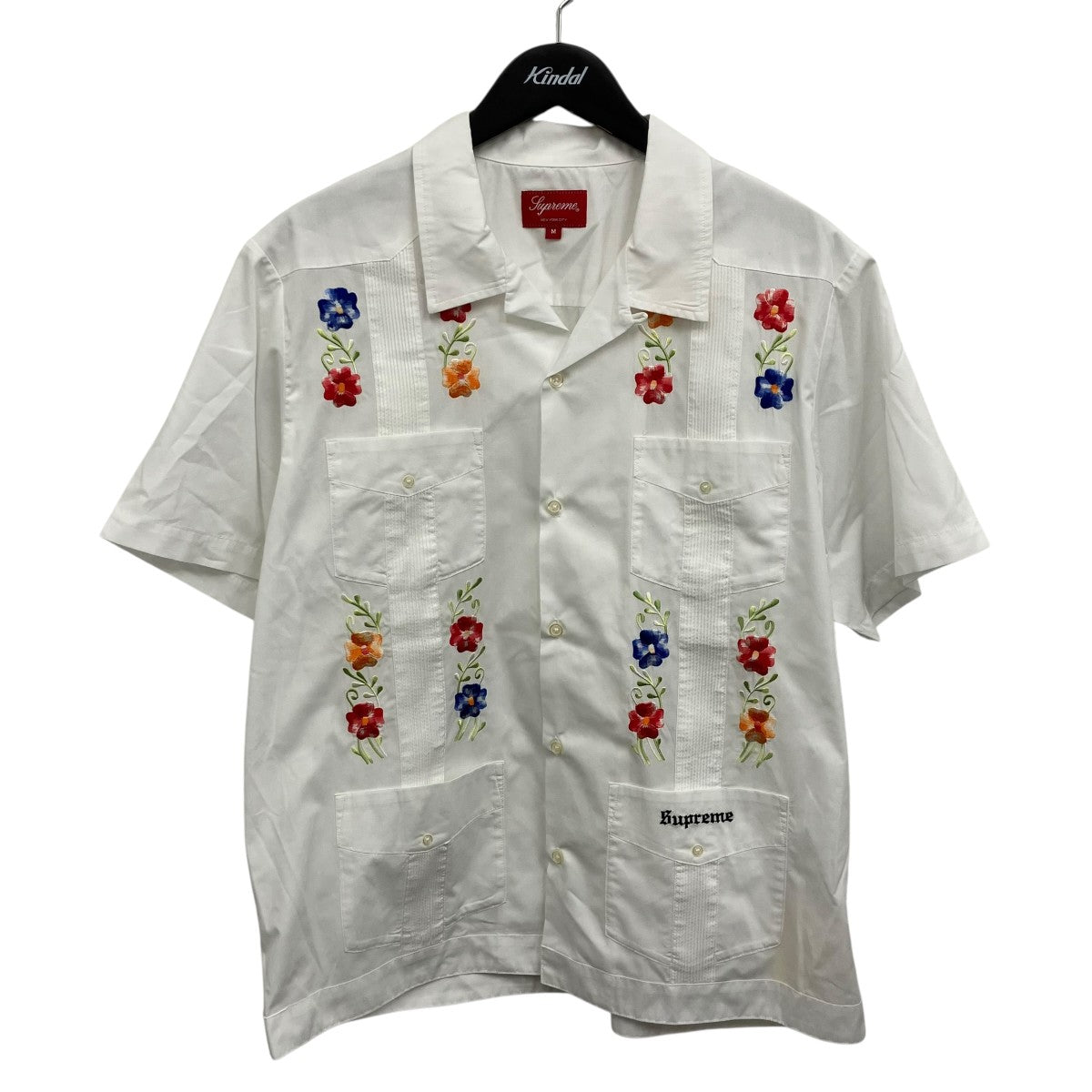 Supreme Flowers Guayabera S S Shirt オープンカラーシャツ 古着・中古-1枚目のアイテム画像