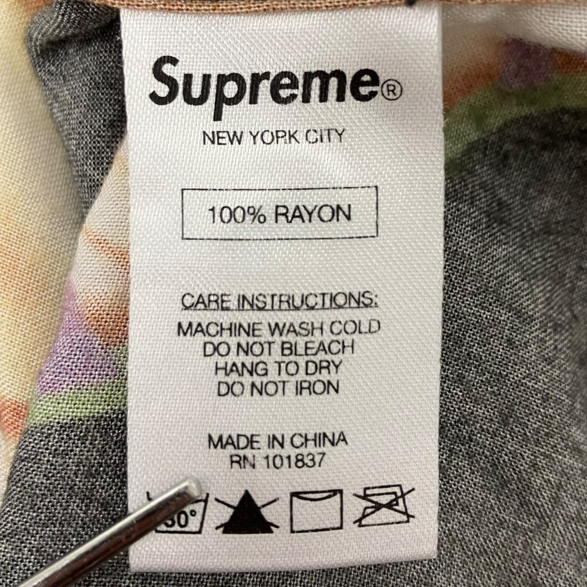 Supreme Heels Rayon Shirt半袖シャツ 古着・中古-5枚目のアイテム画像