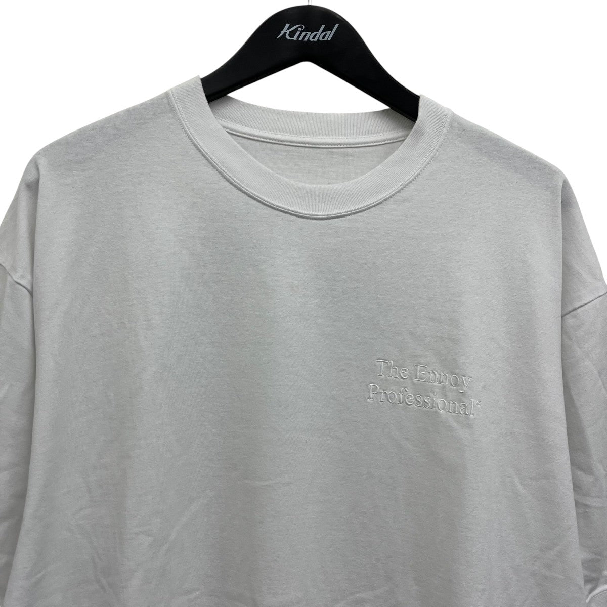 THE ENNOY PROFESSIONAL Hem Rib Tee エンブロイダリーTシャツ 古着・中古-3枚目のアイテム画像
