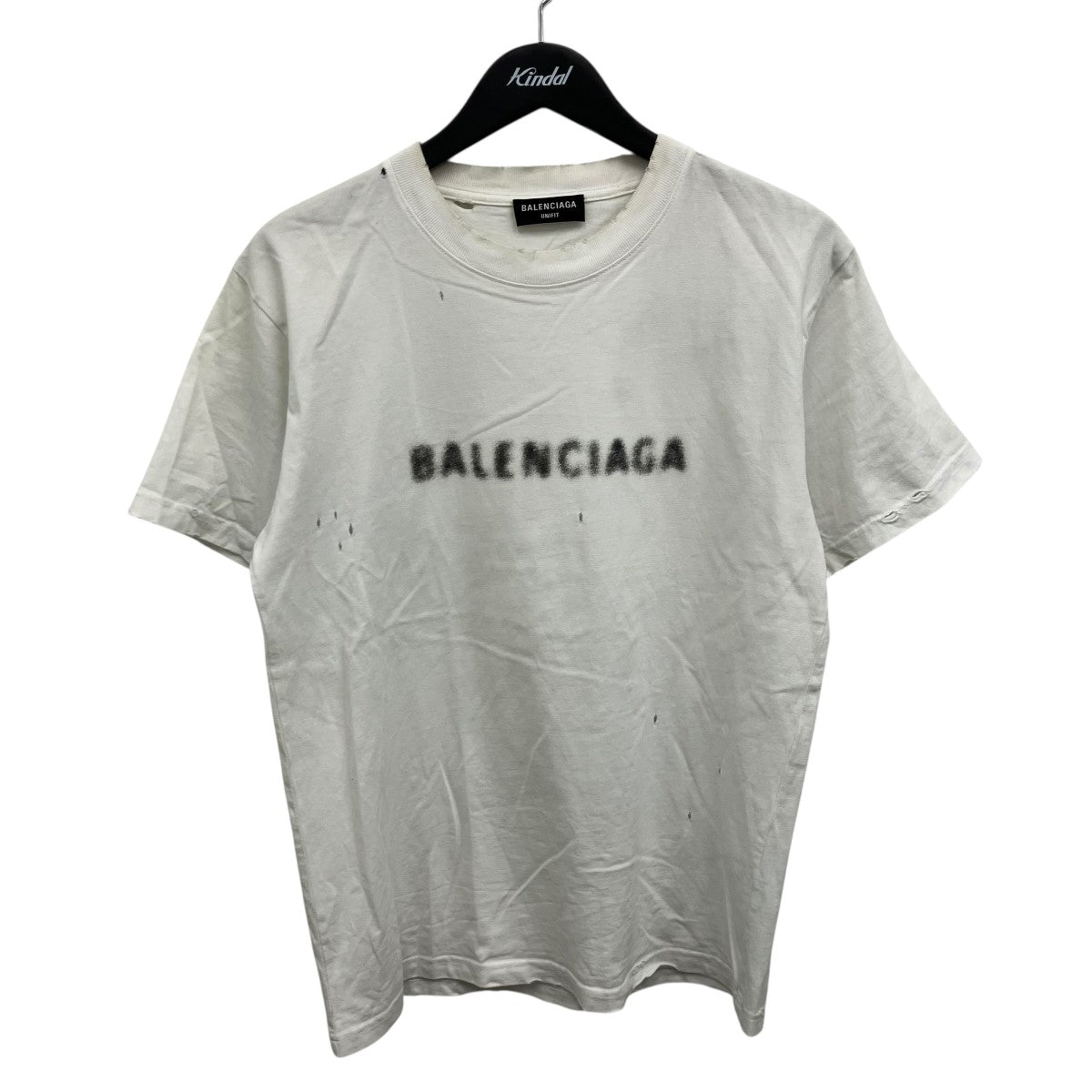 BALENCIAGA ダメージ加工Tシャツ 古着・中古-1枚目のアイテム画像