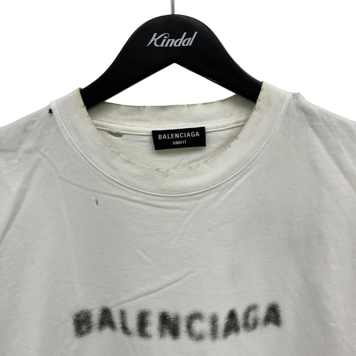 BALENCIAGA ダメージ加工Tシャツ 古着・中古-3枚目のアイテム画像