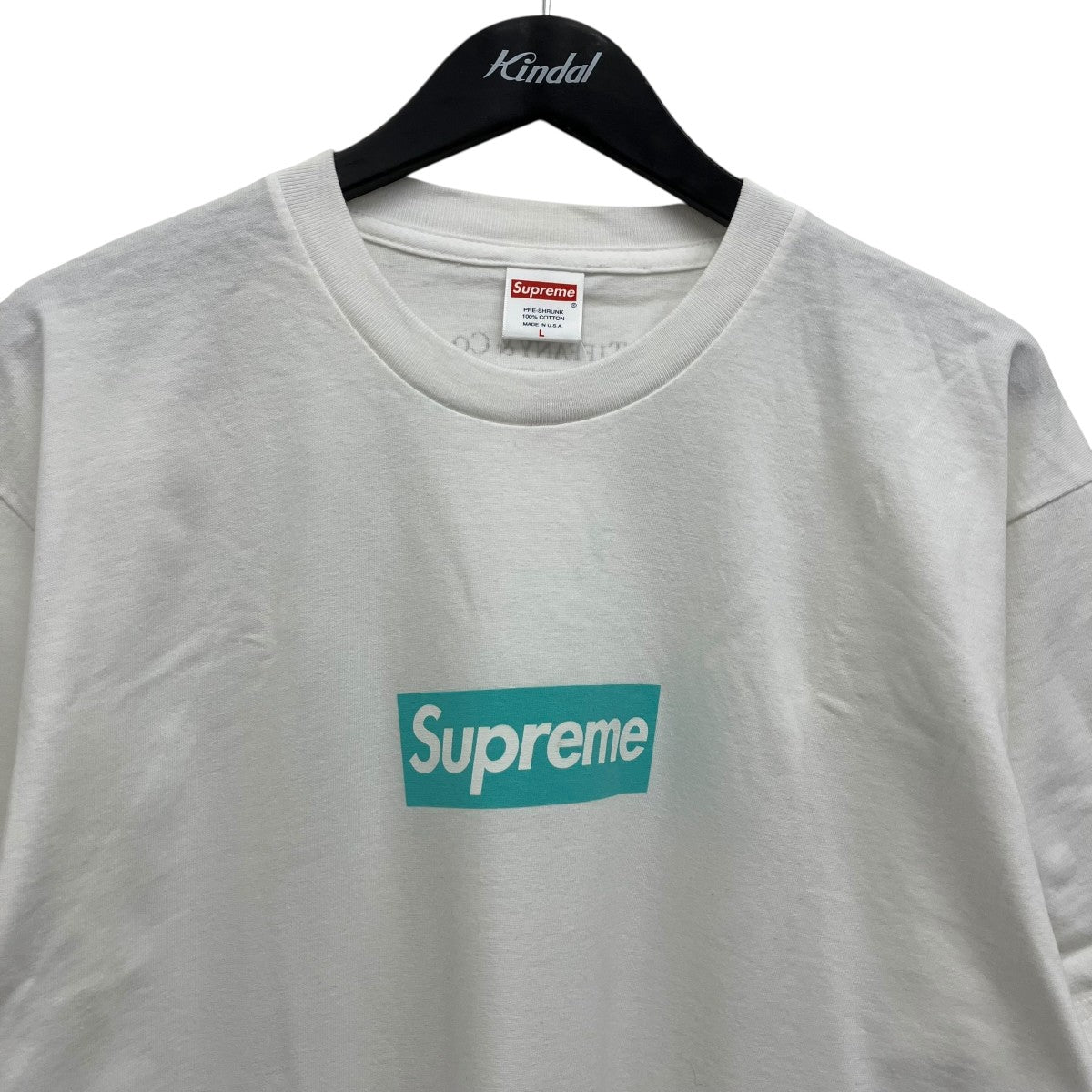 Supreme×Tiffany ＆ Co． Box Logo TeeボックスロゴTシャツ 古着・中古-3枚目のアイテム画像