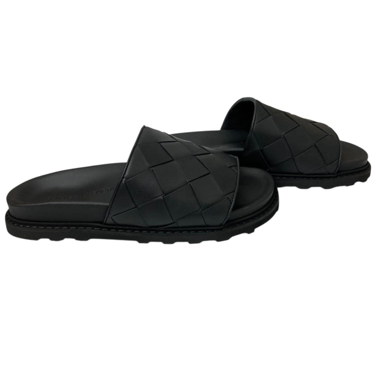新品未使用 BOTTEGA VENETA(ボッテガヴェネタ) スライドサンダル BOTTEGA VENETA(ボッテガヴェネタ) イントレチャート スライド