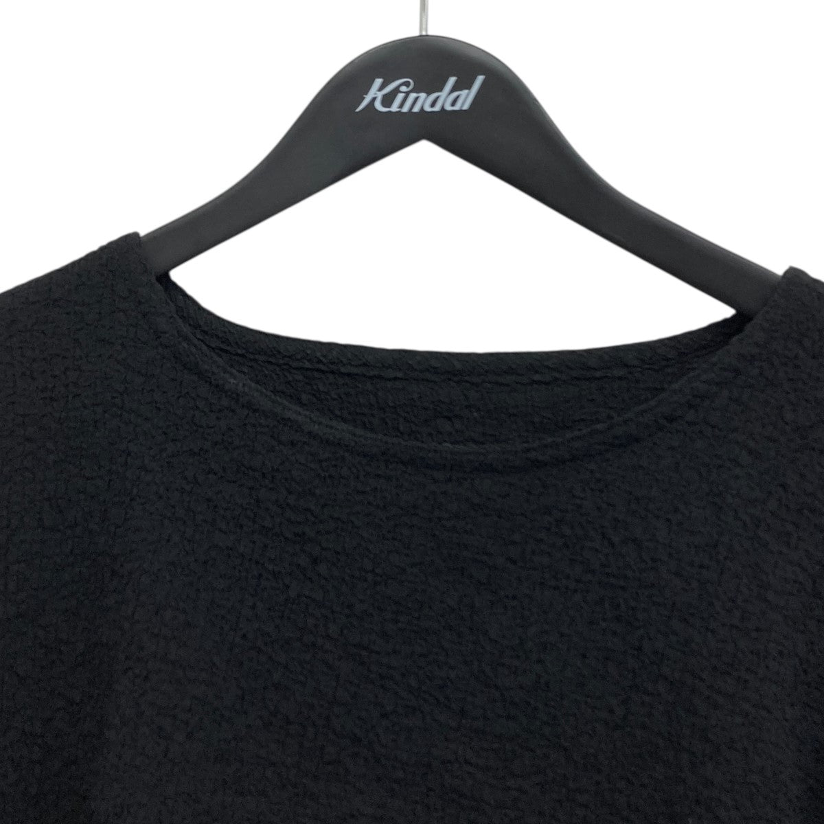 Omar Afridi(オマールアフリディ) DRAPED L S TOP ブラック サイズ 48