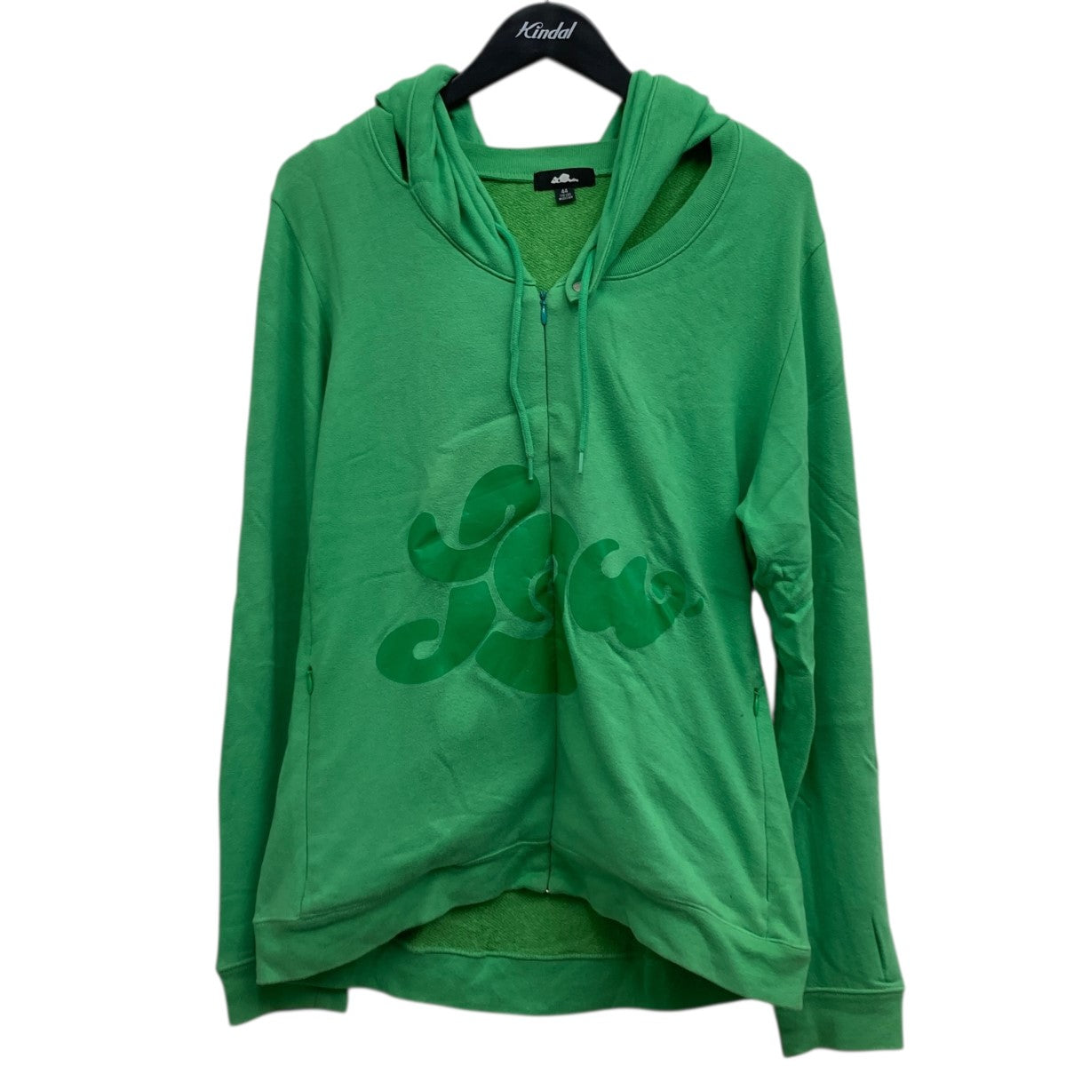 希少 極美品 ラッドミュージシャン 天使柄 カーディガン ブラック×グリーン 希少 極美品 ラッドミュージシャン 天使柄 カーディガン