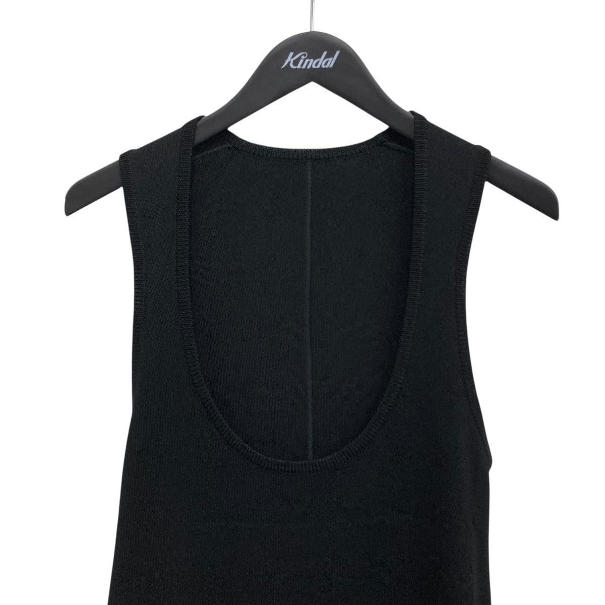 YO biotope Long knit dress ノースリーブワンピース 古着・中古-3枚目のアイテム画像