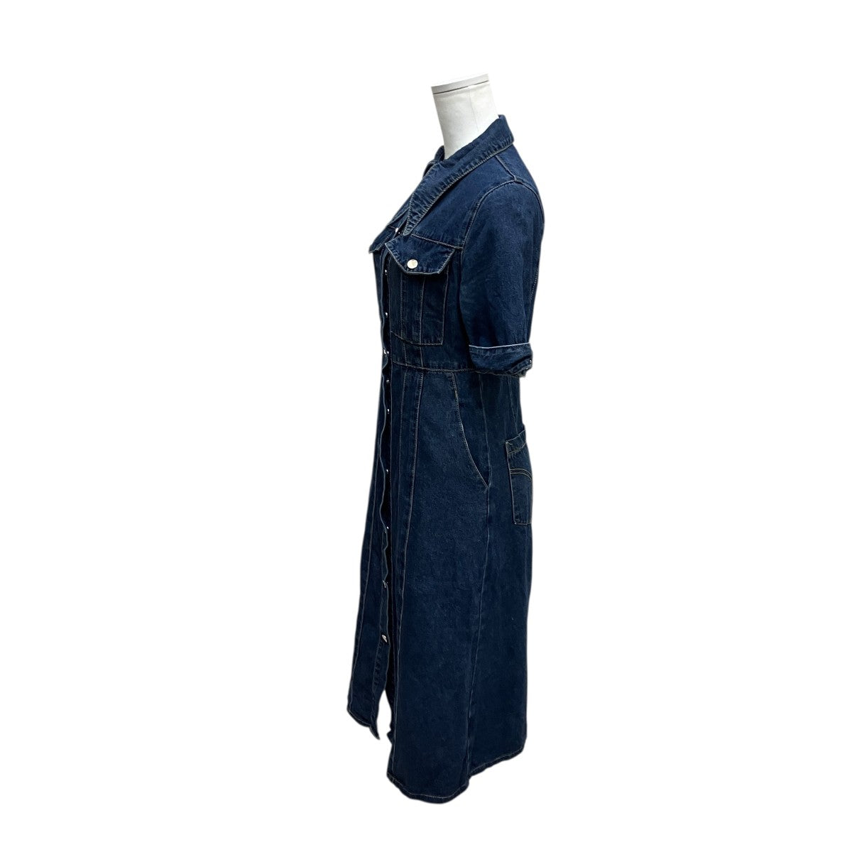 TNEWTIES デニムシャツワンピース 古着・中古-3枚目のアイテム画像