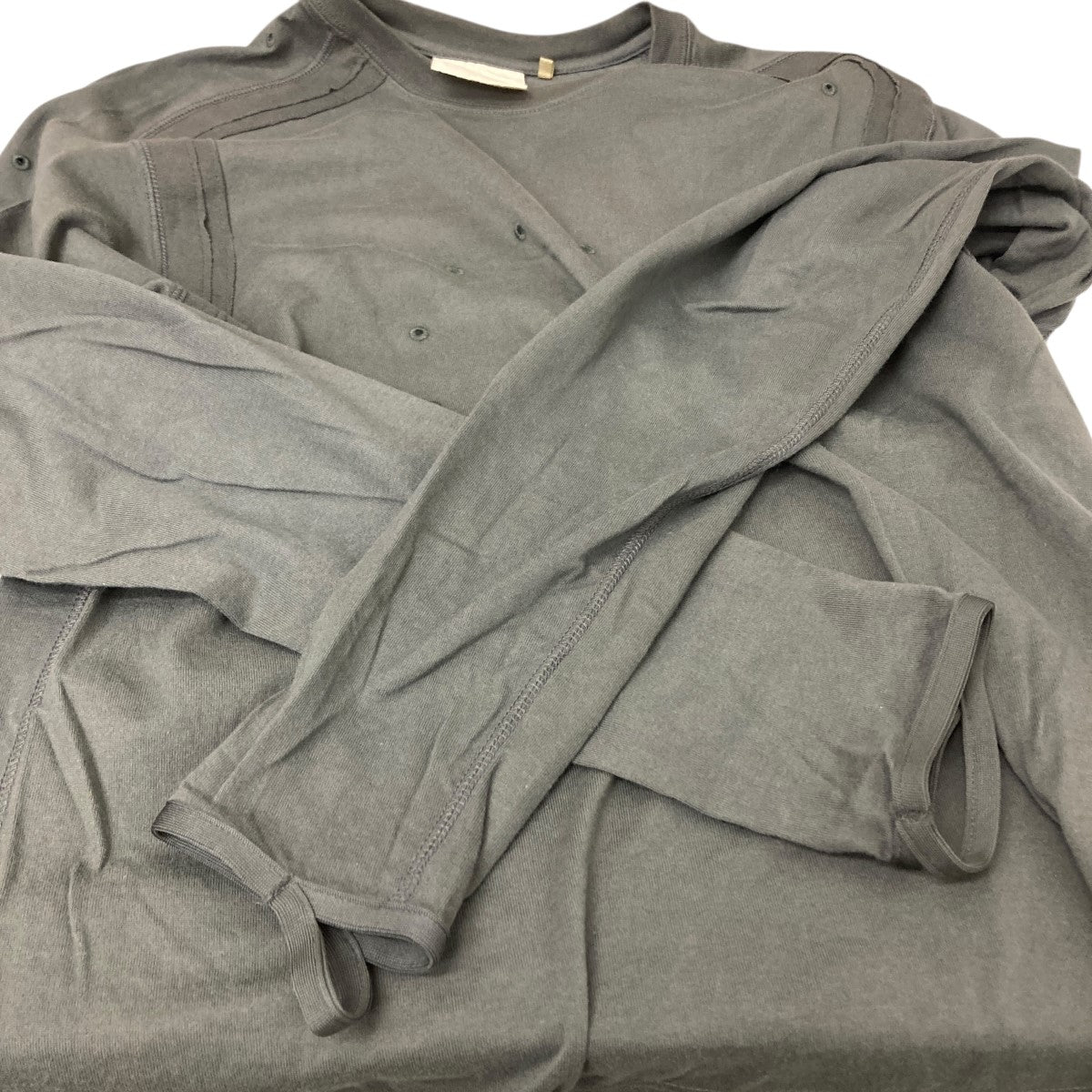 JIAN YE ORBIT LONG T チャコール L JIAN YE(ジェンイェ) ORBIT LONG T オービットロングスリーブTシャツ