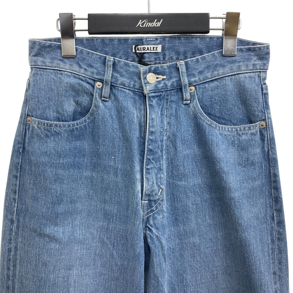 AURALEE(オーラリー) SELVEDGE FADED LIGHT DENIM PANTS