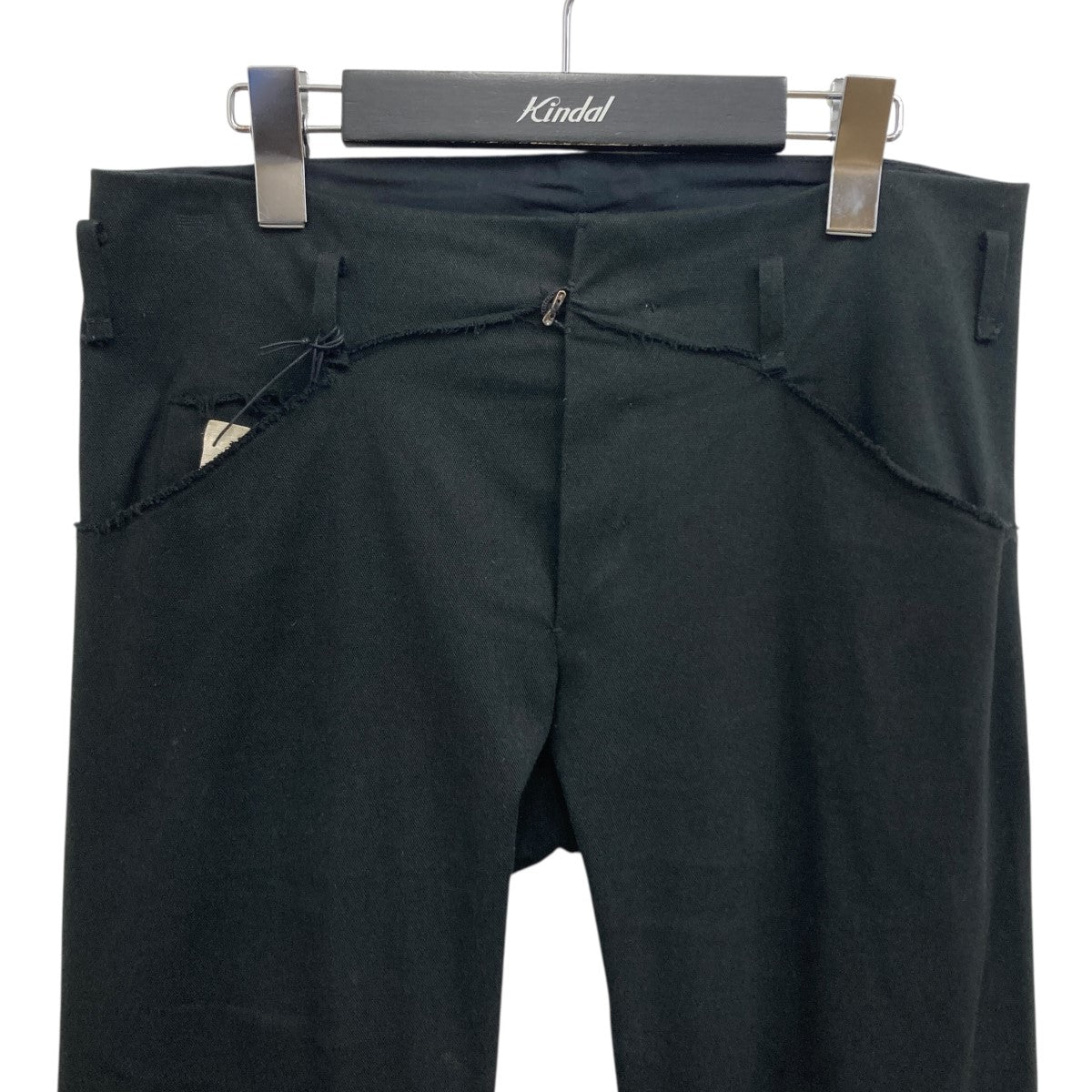 m．a+(エムエークロス) ストレートパンツ 13W-P211 ブラック サイズ 44