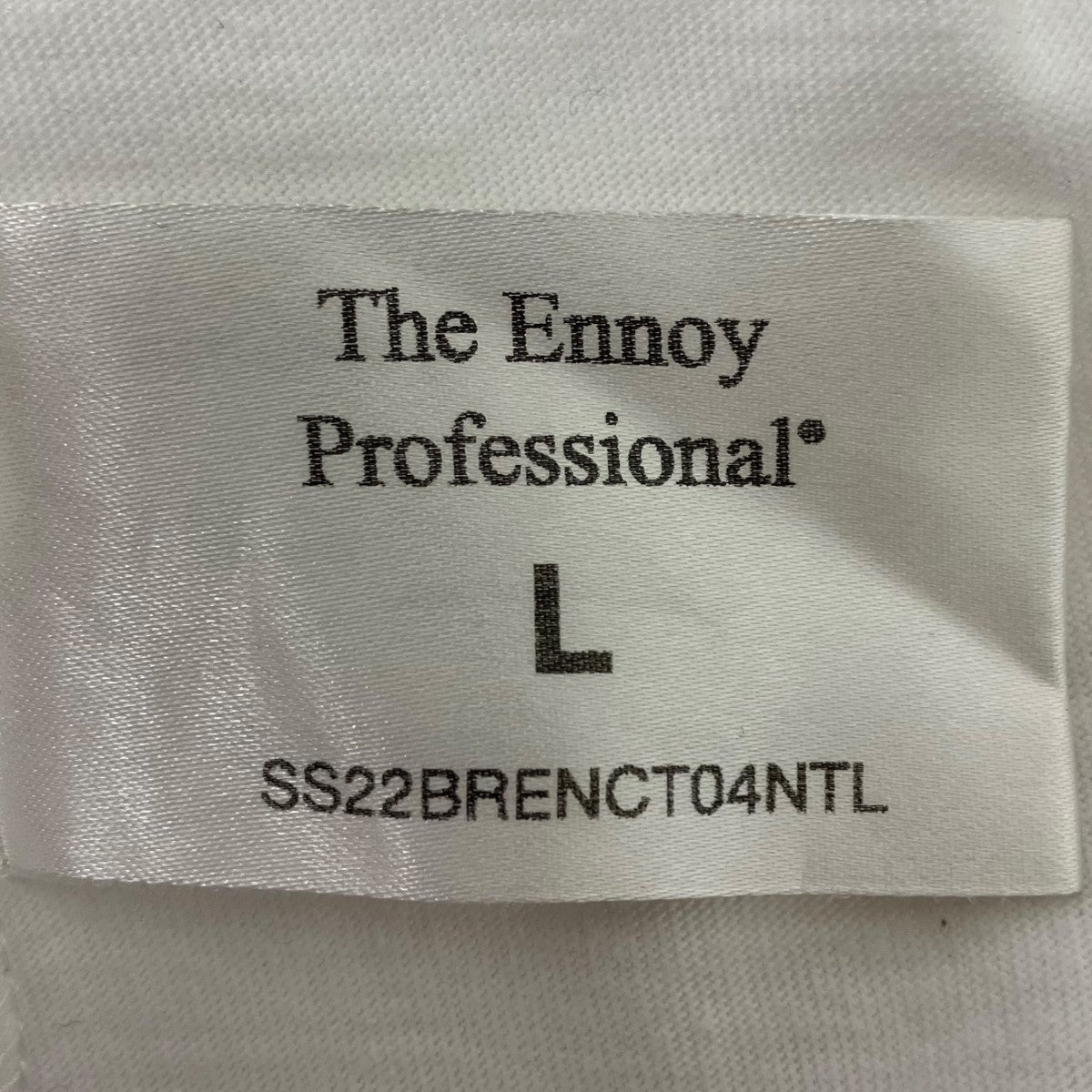 THE ENNOY PROFESSIONAL ロゴ刺繍Ｔシャツ 古着・中古-4枚目のアイテム画像