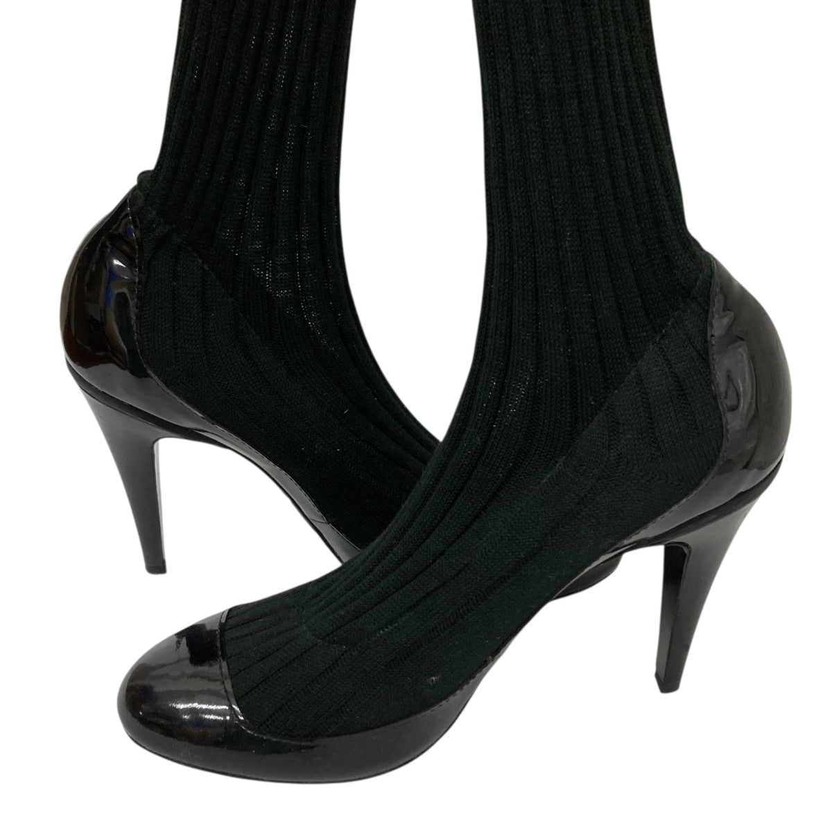 CHANEL 41サイズ(約26.5〜27cm)パンプス 中古・古着通販】CHANEL (シャネル) バイカラーパンプス