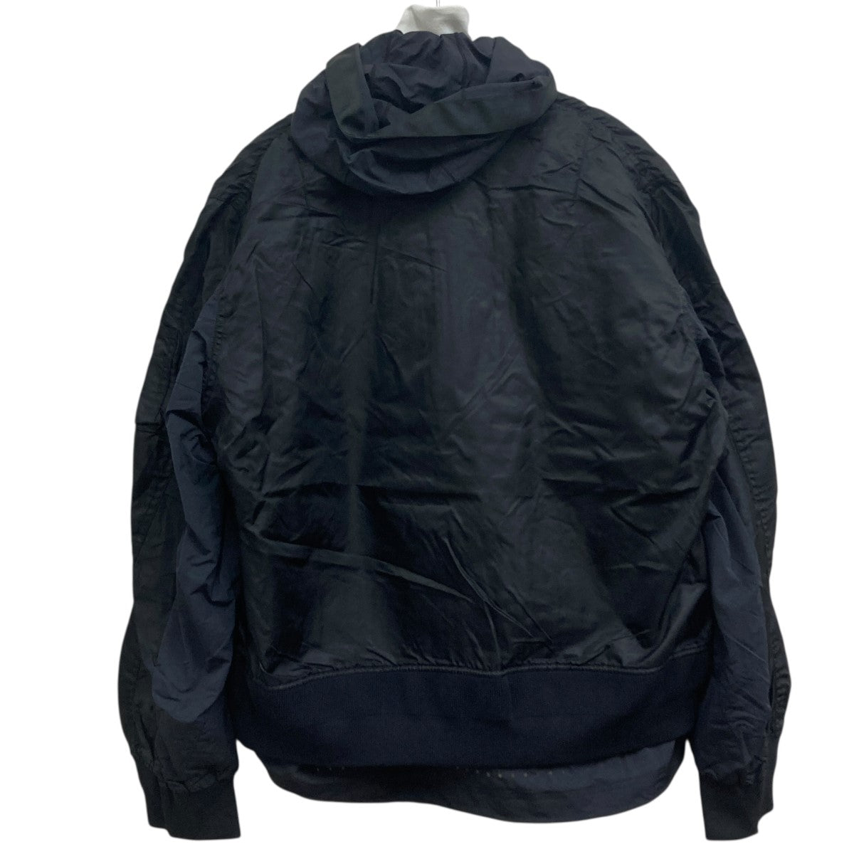 sacai×NIKE レイヤードジャケット CZ4697-010 ブラック×ホワイト