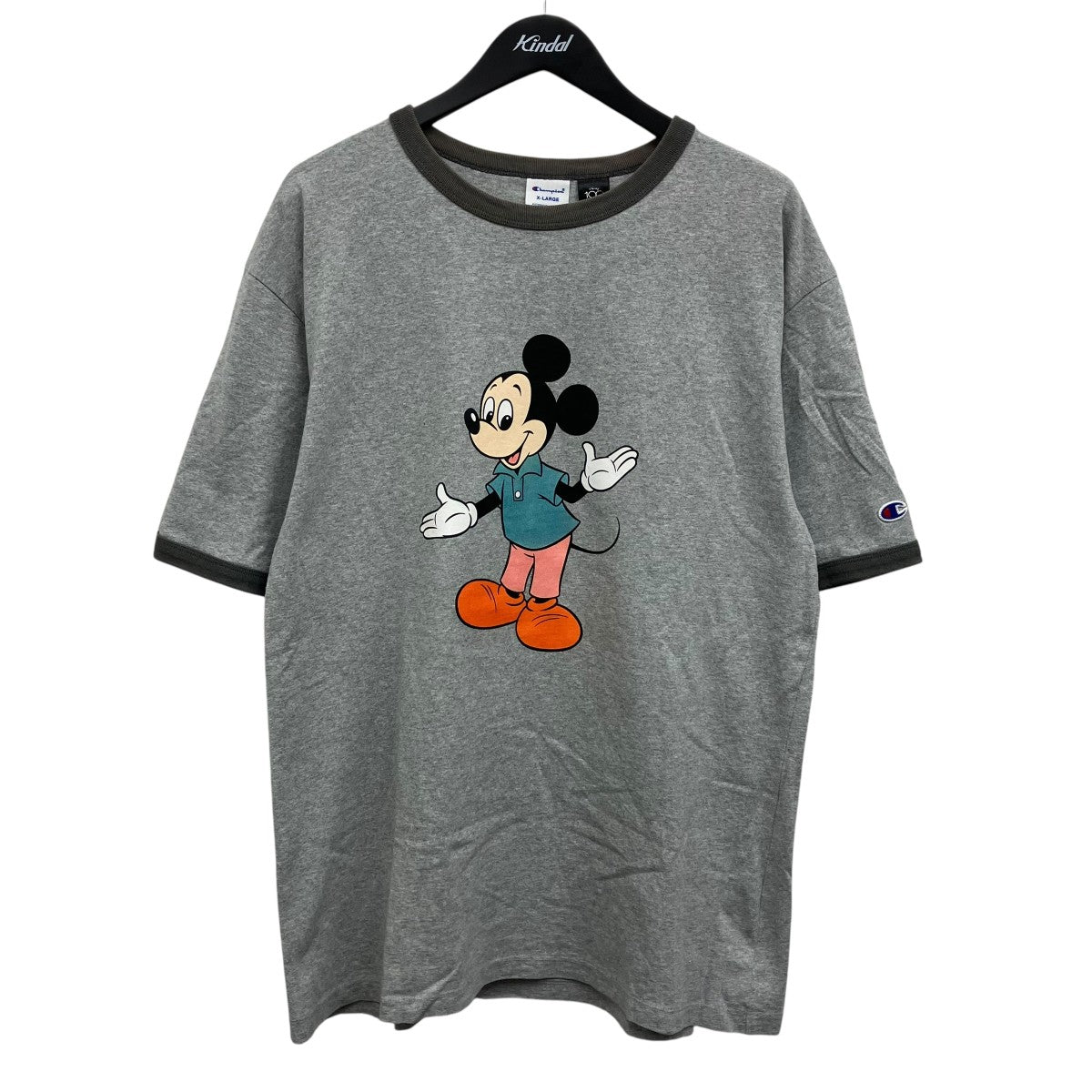 Champion×BEAMS プリントTシャツ 古着・中古-1枚目のアイテム画像