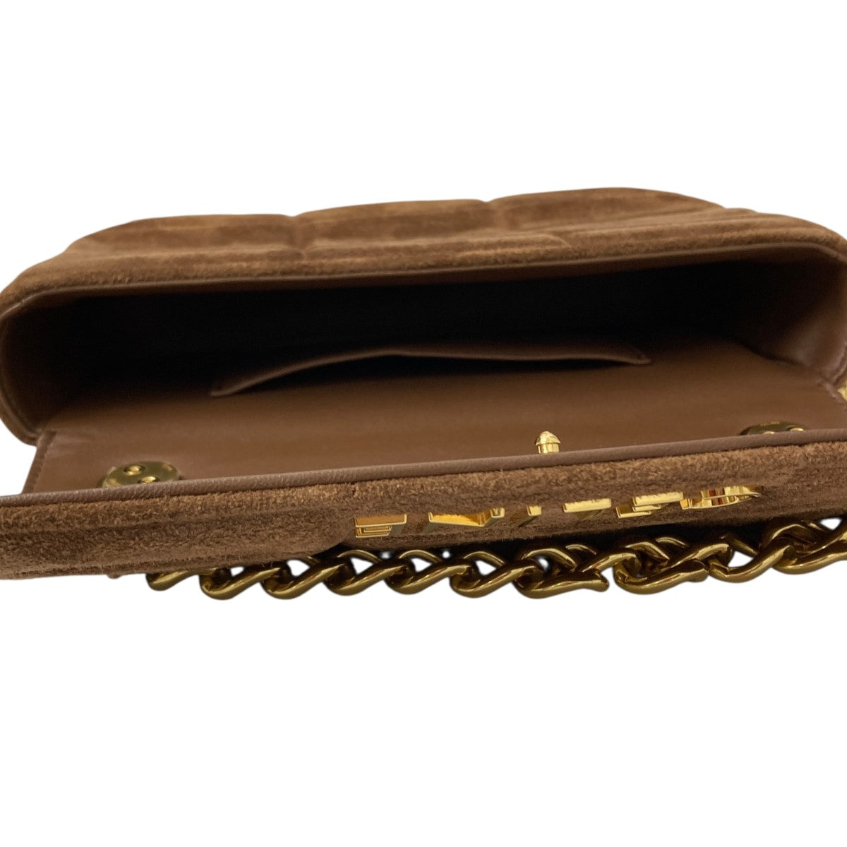 CELINE(セリーヌ) モノクローム マトラッセスエードチェーンショルダー