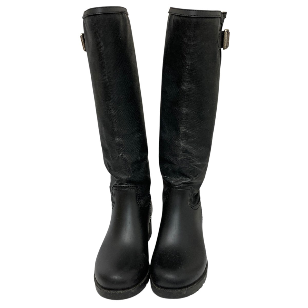 【未使用】MM6 レインブーツ 36 ブラック　ブーツ　マルジェラ MM6 Maison Margiela(マルタンマルジェラ) レインブーツ