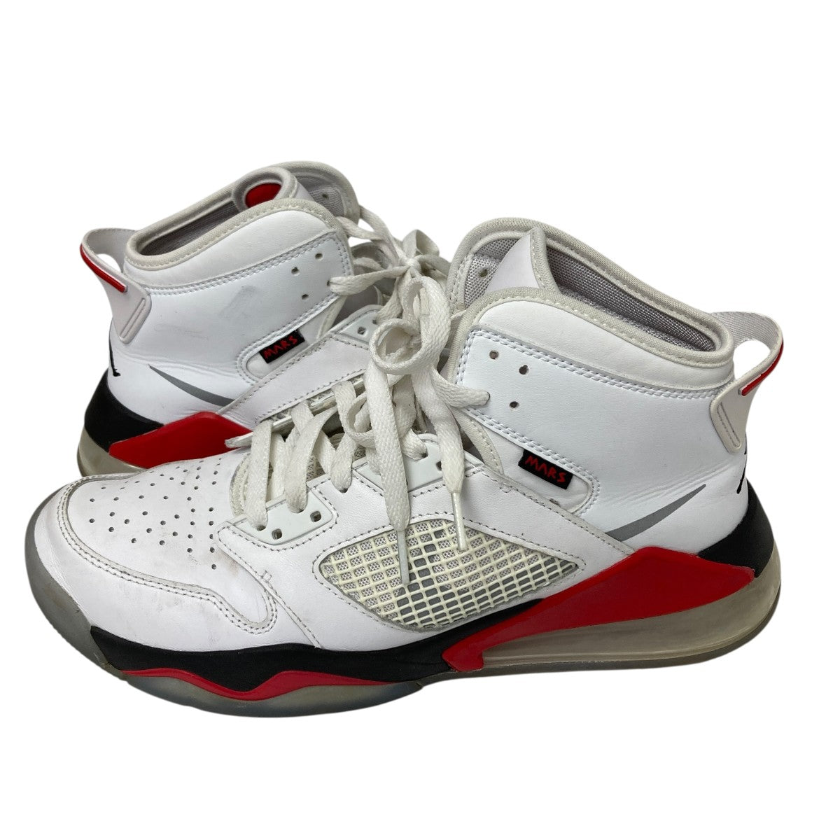 【値下げ】NIKE JORDAN MARS 270 ホワイト/レッド　27cm NIKE(ナイキ) Nike Jordan Mars 270 ハイカットスニーカー
