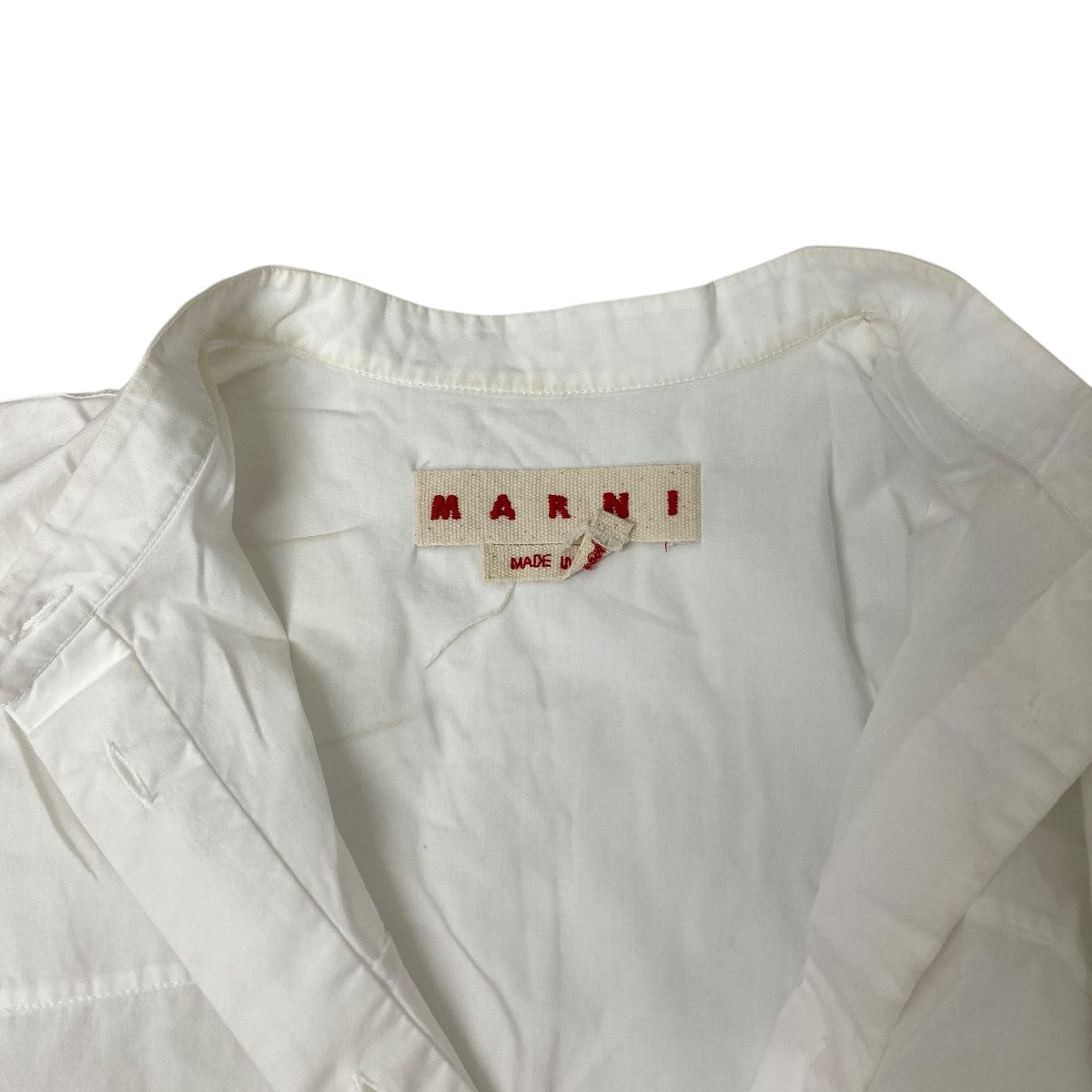 MARNI ノーカラーシャツ 古着・中古-4枚目のアイテム画像