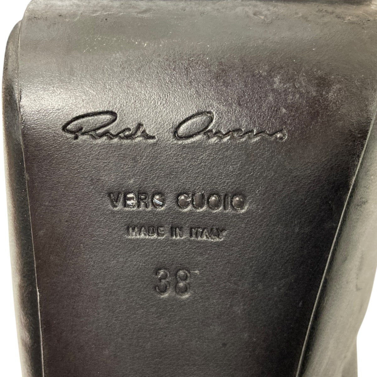 キスブーツ RICK OWENS(リックオウエンス) GRILL KISS BOOTSキスブーツ ブラック