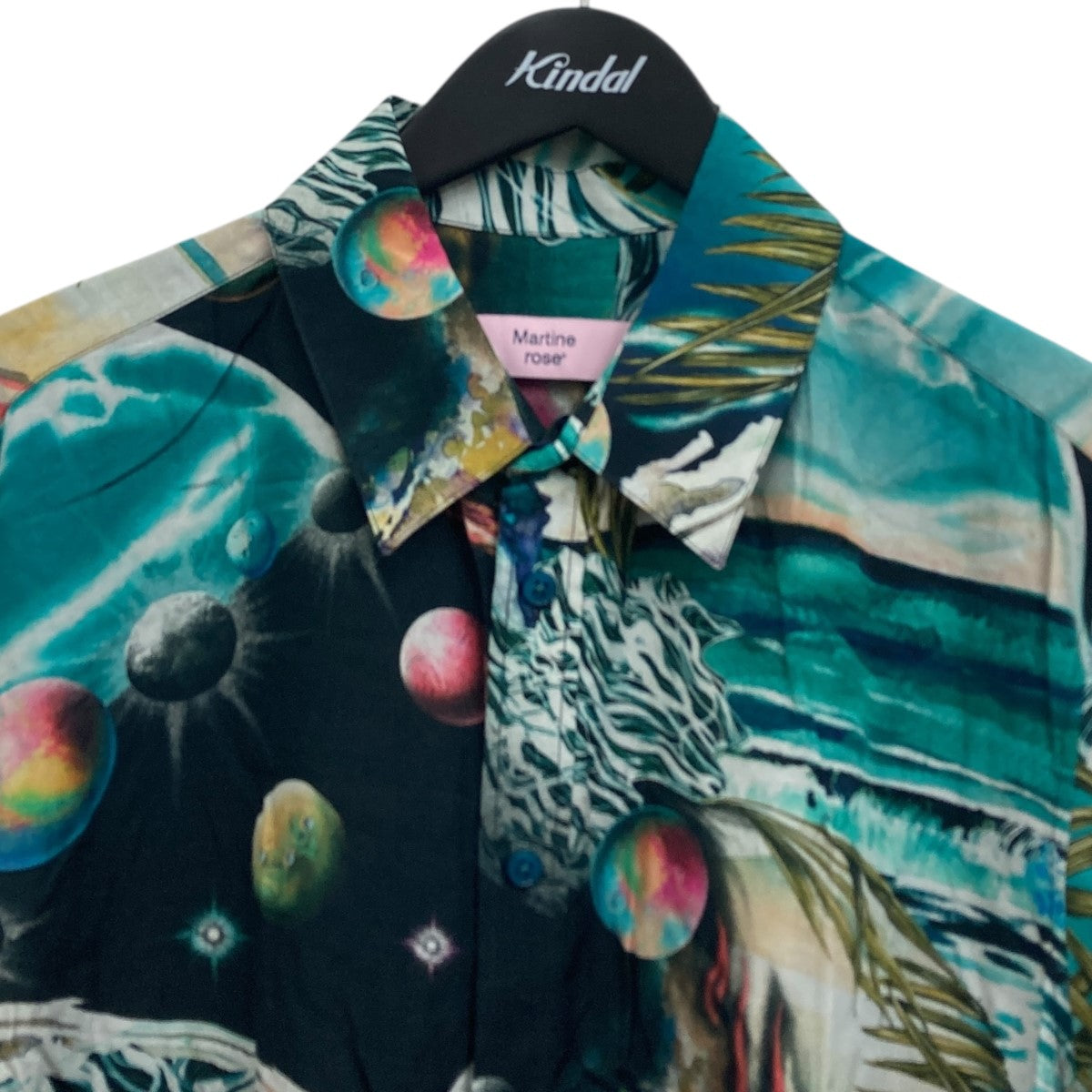 Martine rose 総柄シャツ 古着・中古-3枚目のアイテム画像