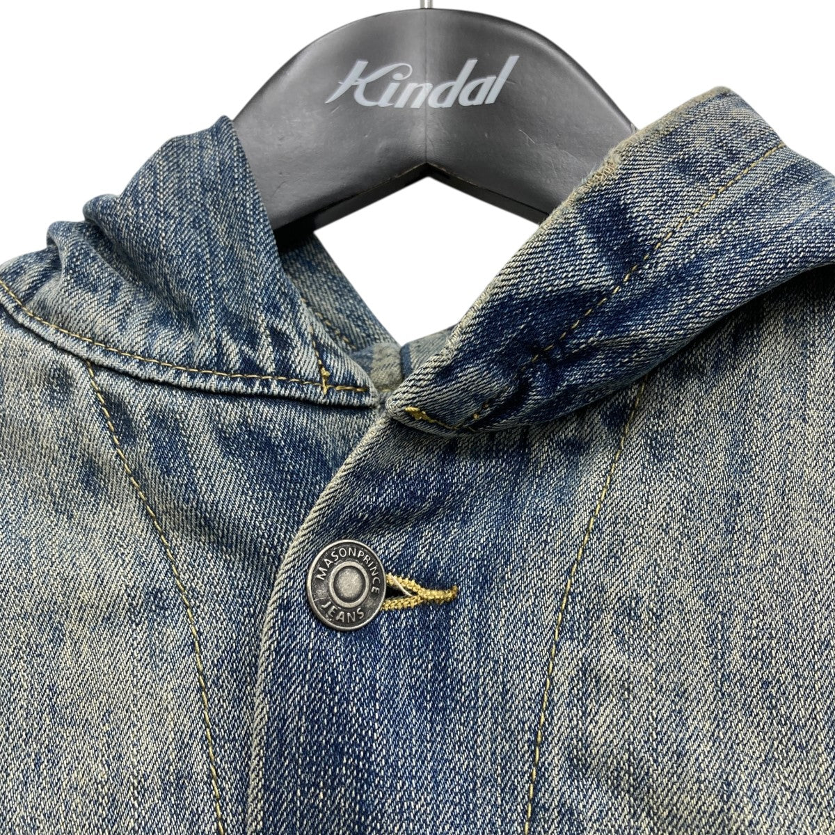 フーデッドデニムジャケット